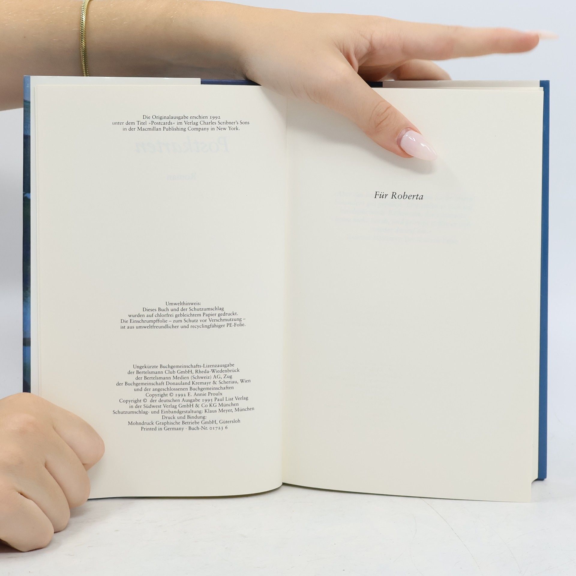 Annie Proulx Postkarten