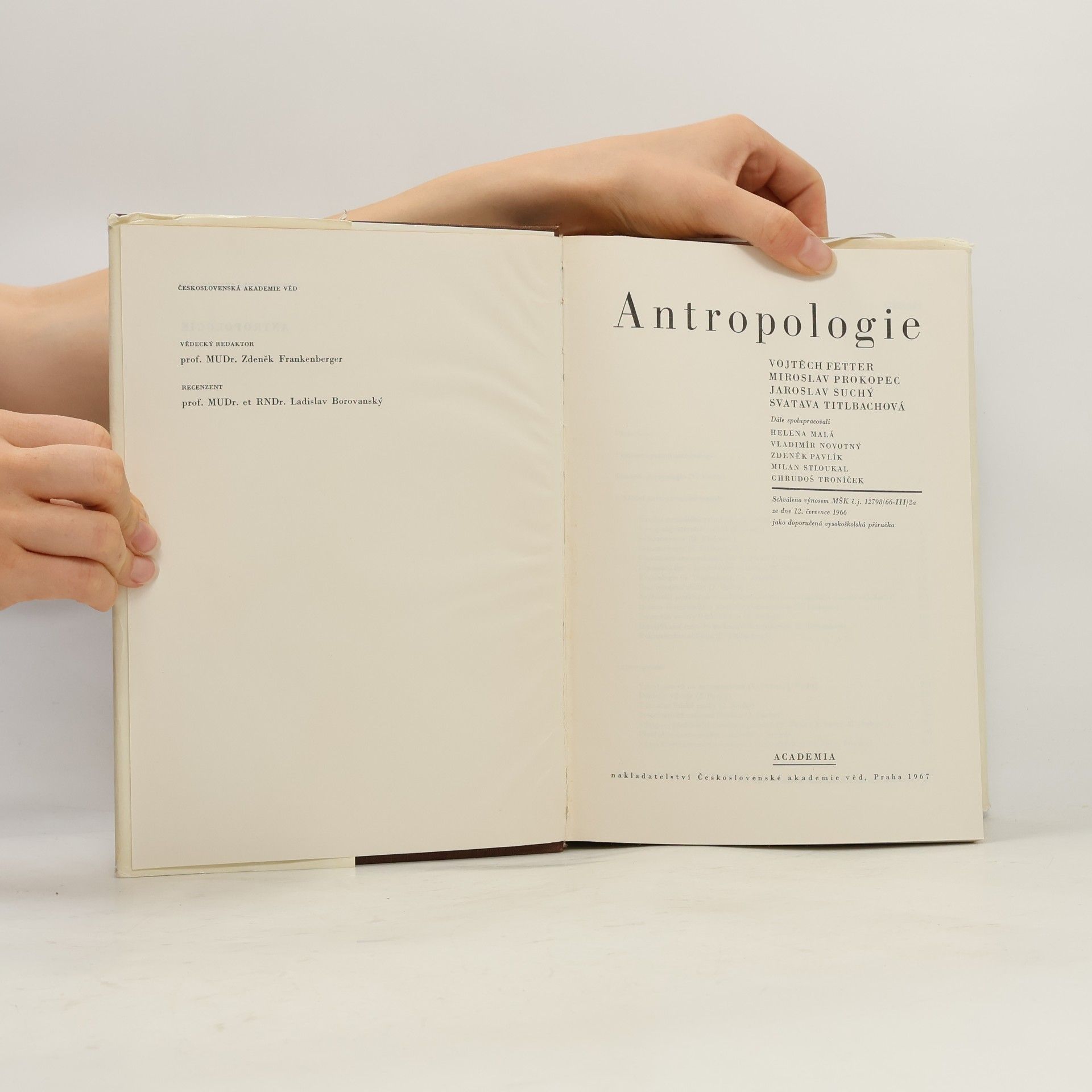 V. Fetter Antropologie