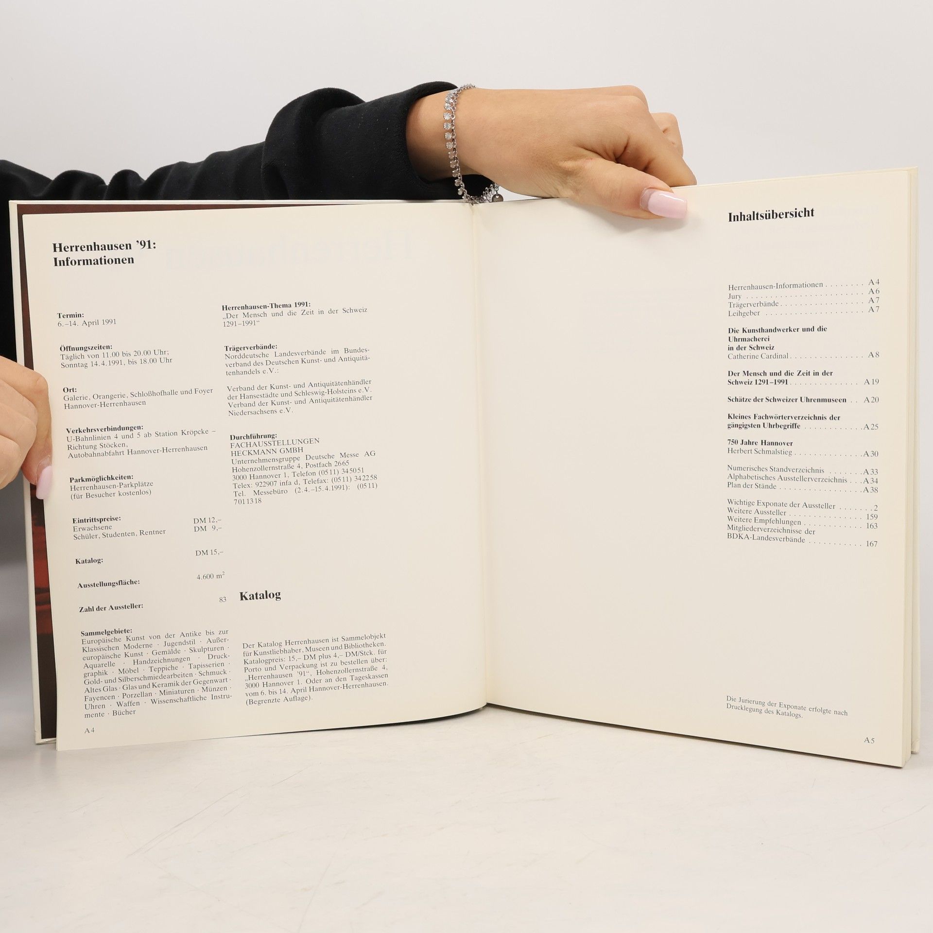 Autorenkollektiv Herrenhausen'91. 23. Kunst & Antiquitäten Messe Hannover