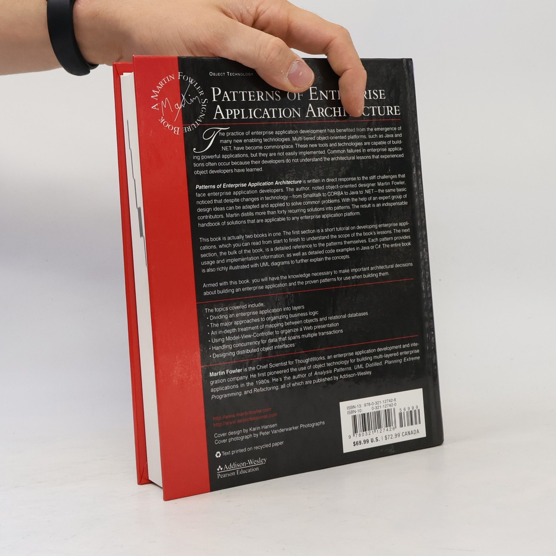 Martin Fowler Patterns of enterprise application architecture