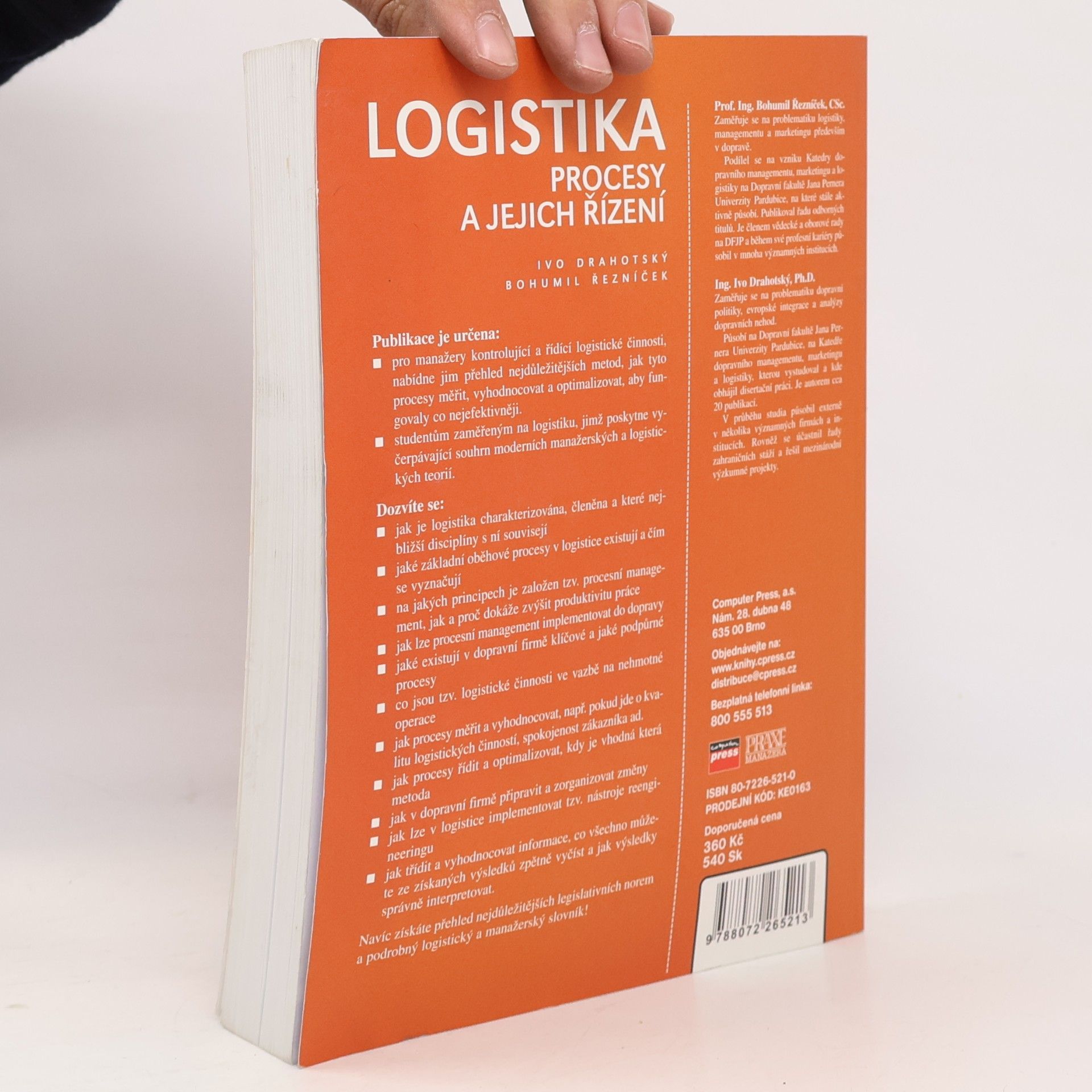 Ivo Drahotský Logistika : procesy a jejich řízení