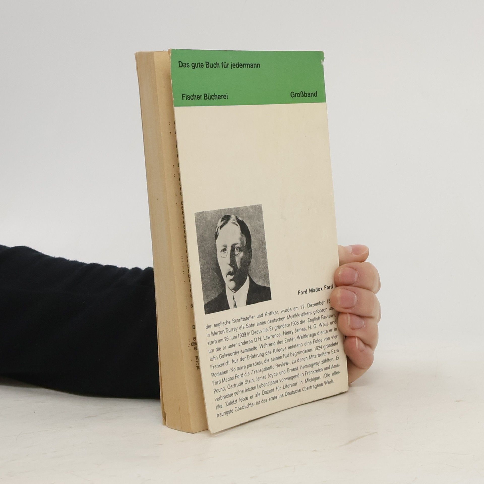Madox Ford Ford Die allertraurigste Geschichte