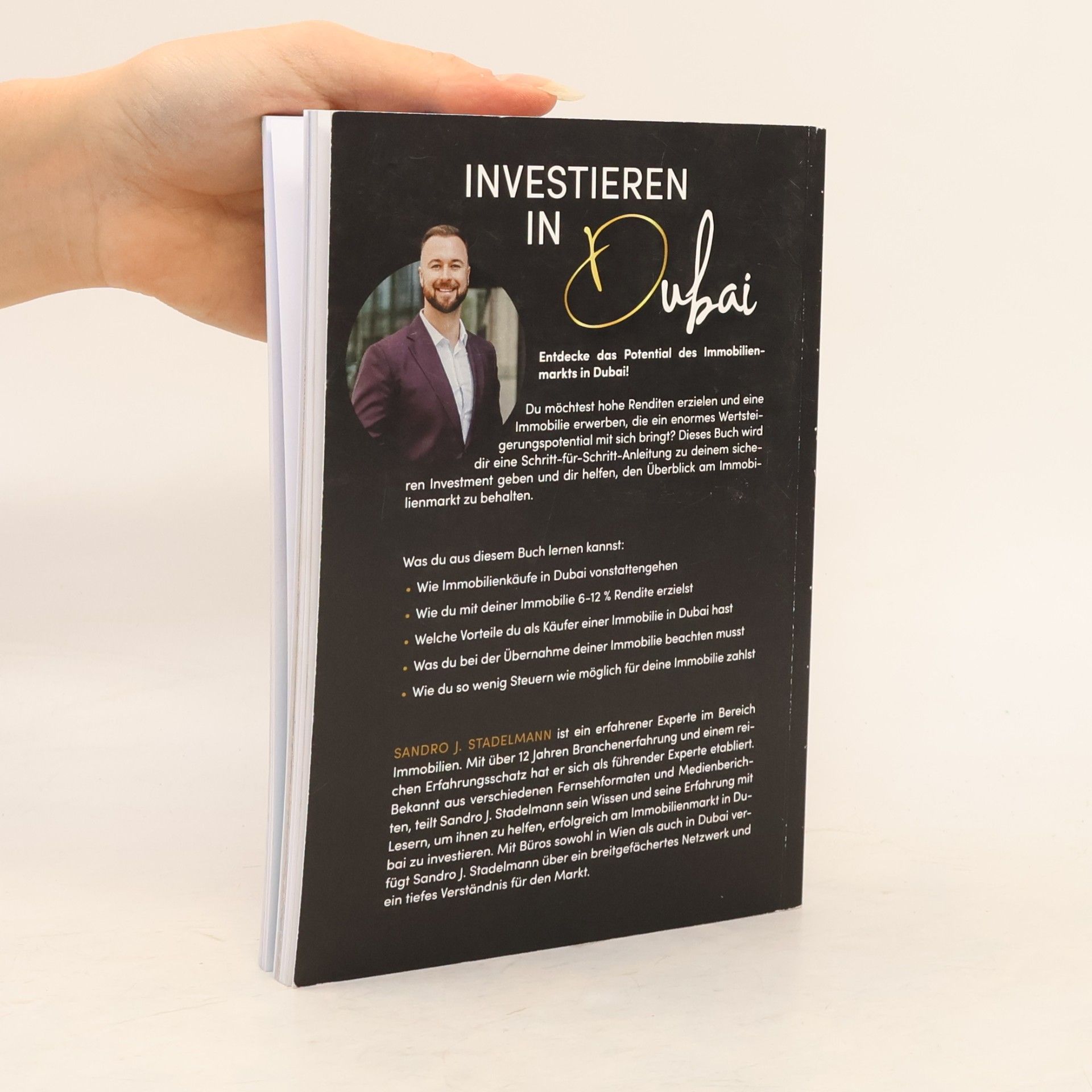 Sandro J. Stadelmann Investieren in Dubai