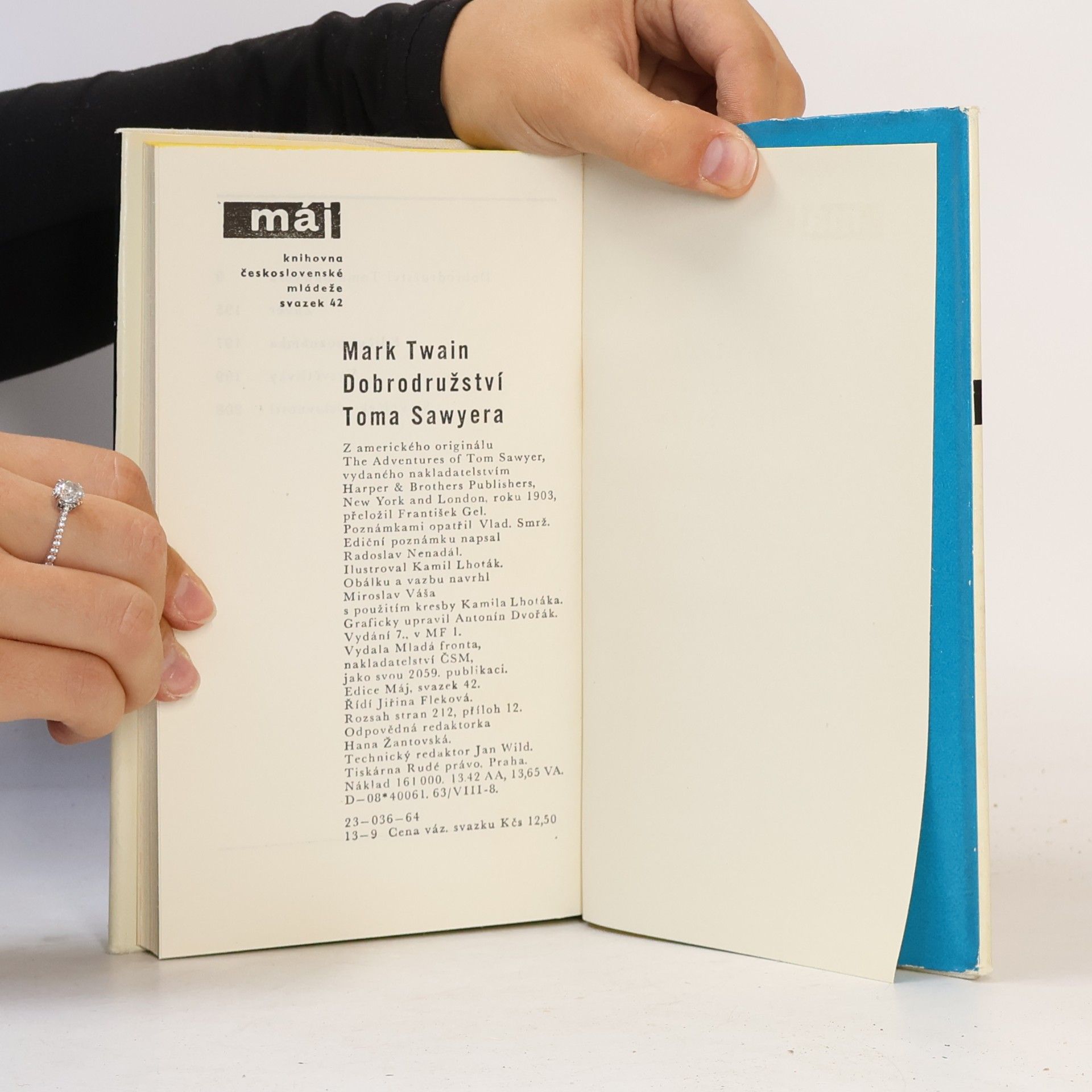 Mark Twain Dobrodružství Toma Sawyera