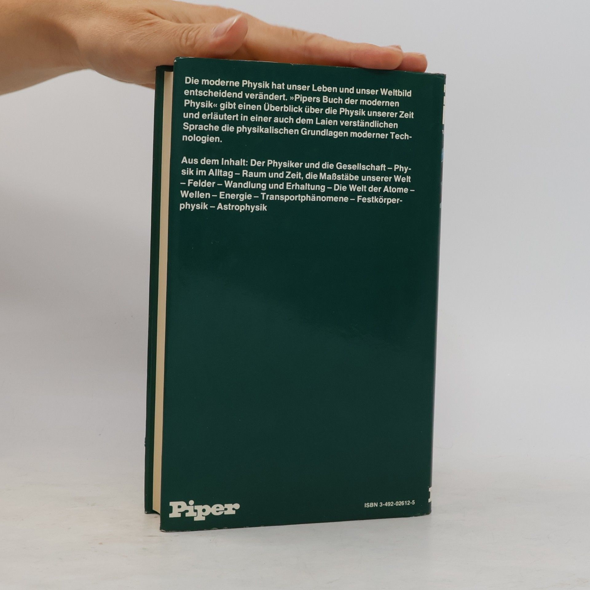 Edgar Lüscher Pipers Buch der modernen Physik