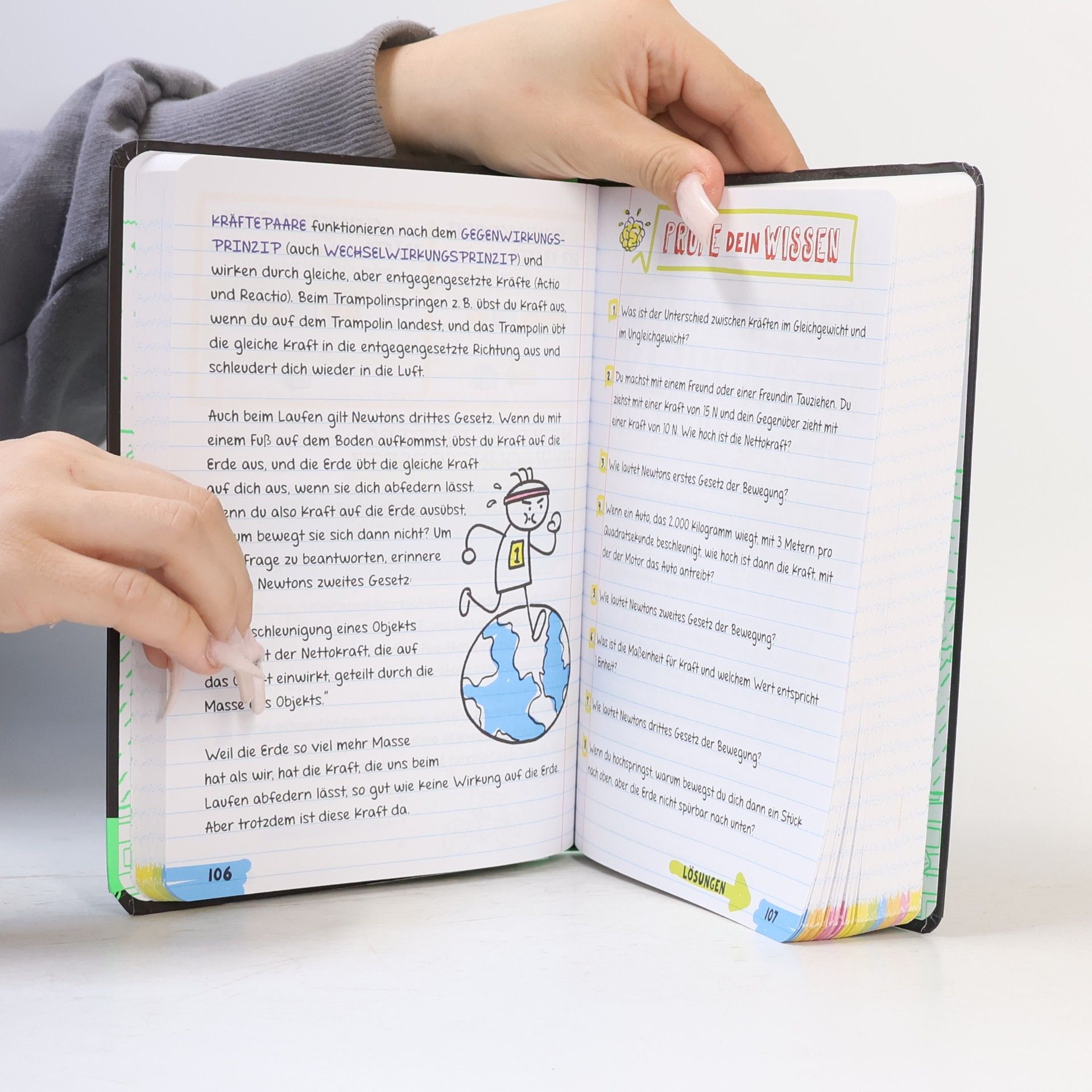 Eva Hierteis Big Fat Notebook - Alles, was du für Physik, Chemie und Bio brauchst - Das geballte Wissen von der 5. bis zur 9. Klasse. Mit Bonuswissen: Erdkunde