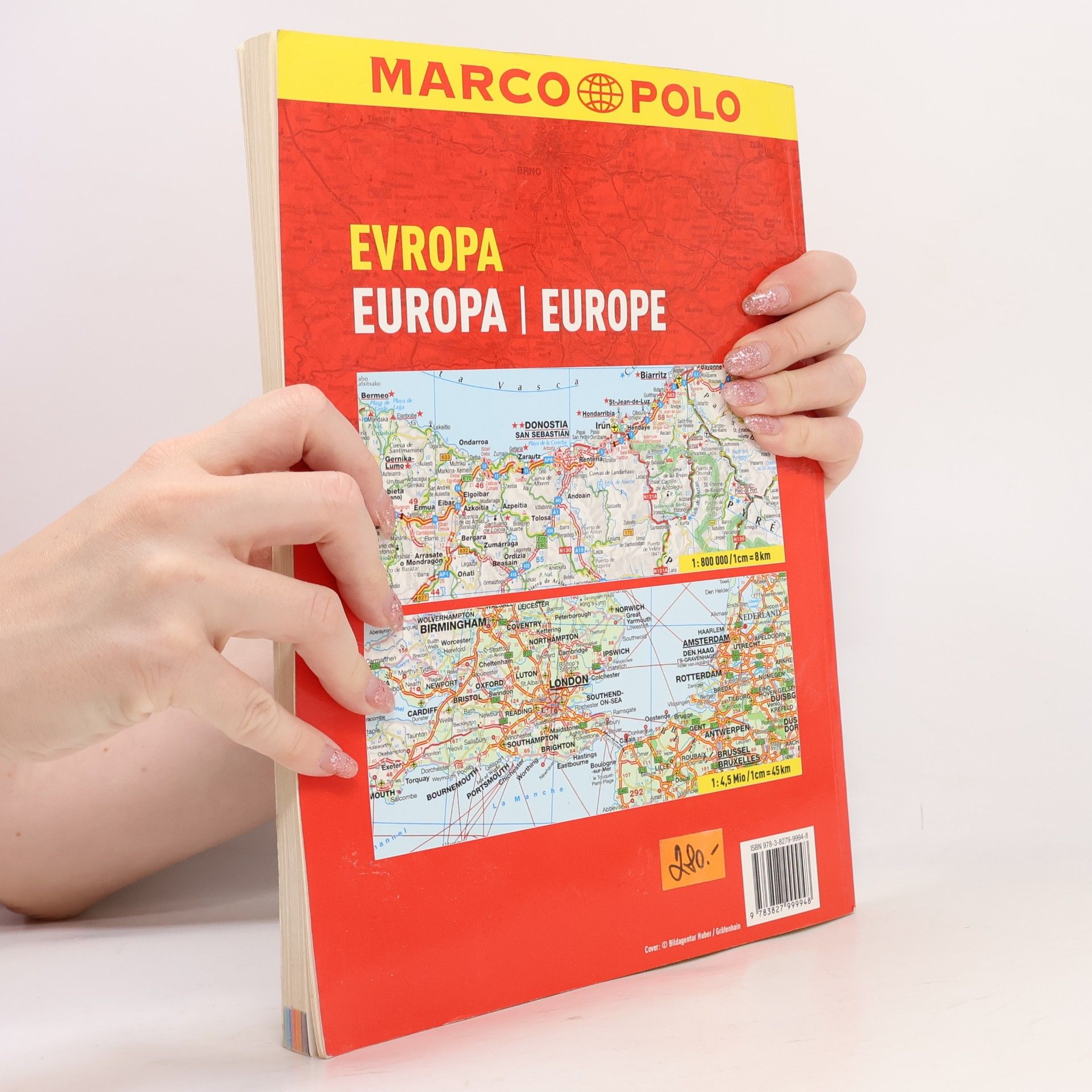 Autores varios Evropa. Europa Atlas 1:800 000, 1:4 500 000