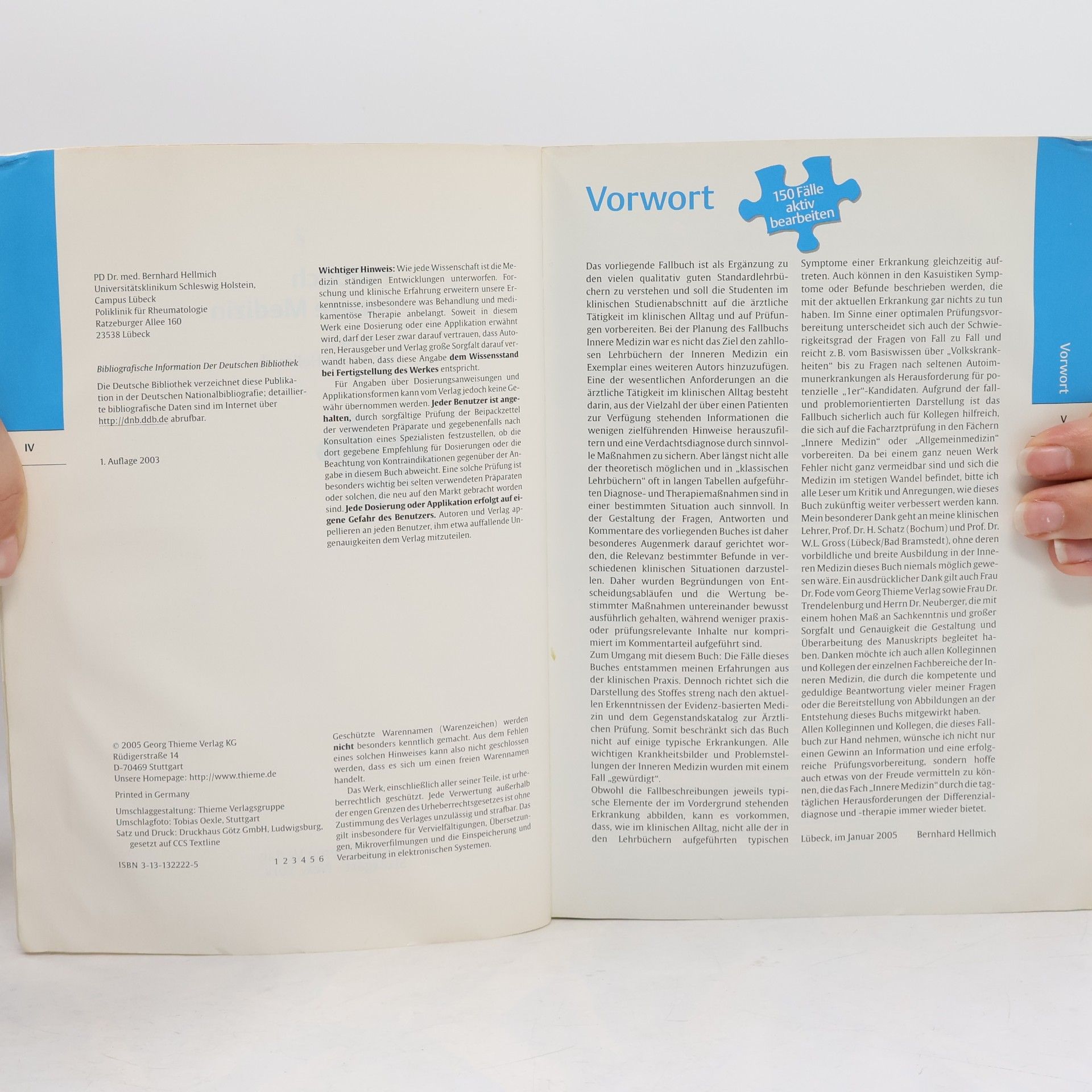Bernhard Hellmich Fallbuch Innere Medizin - 2. Auflage