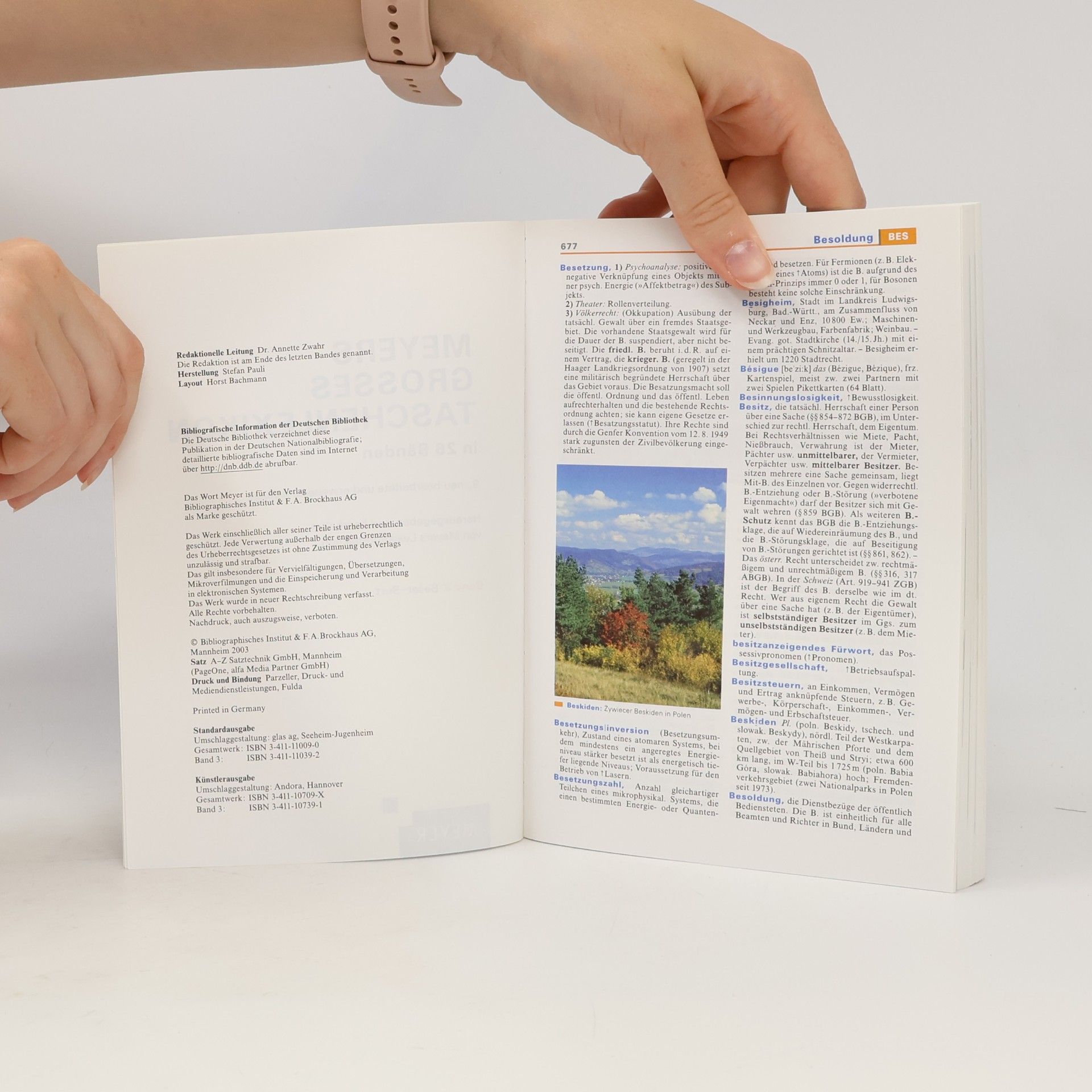 Various authors Meyers grosses Taschen-Lexikon 3