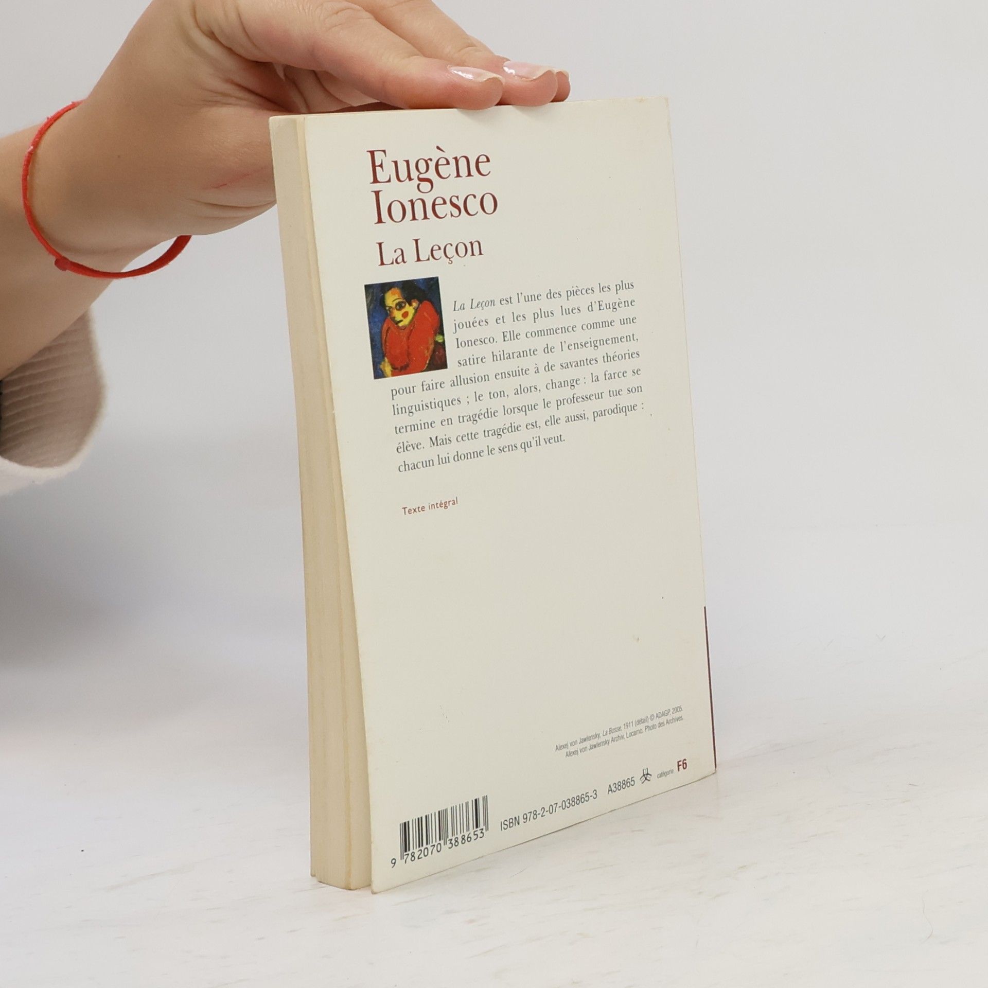 Eugène Ionesco La Leçon - Édition d'Emmanuel Jacquart