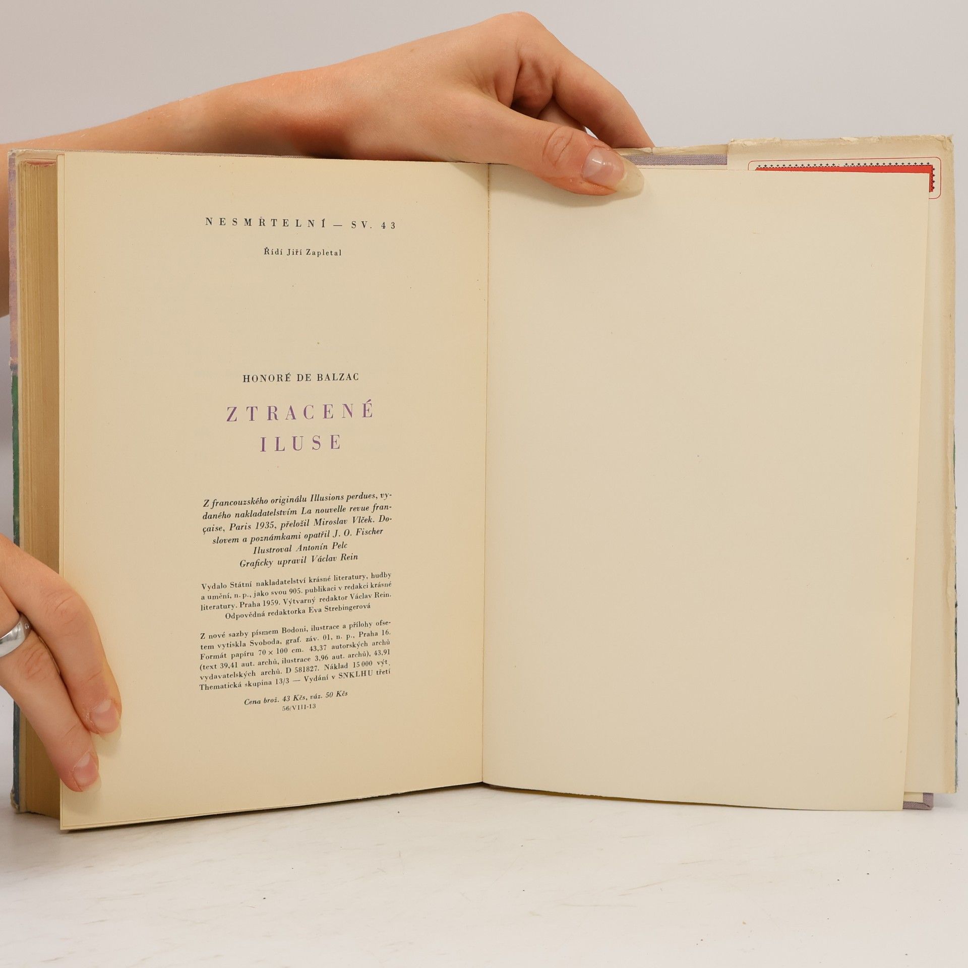 Honoré de Balzac Ztracené iluse