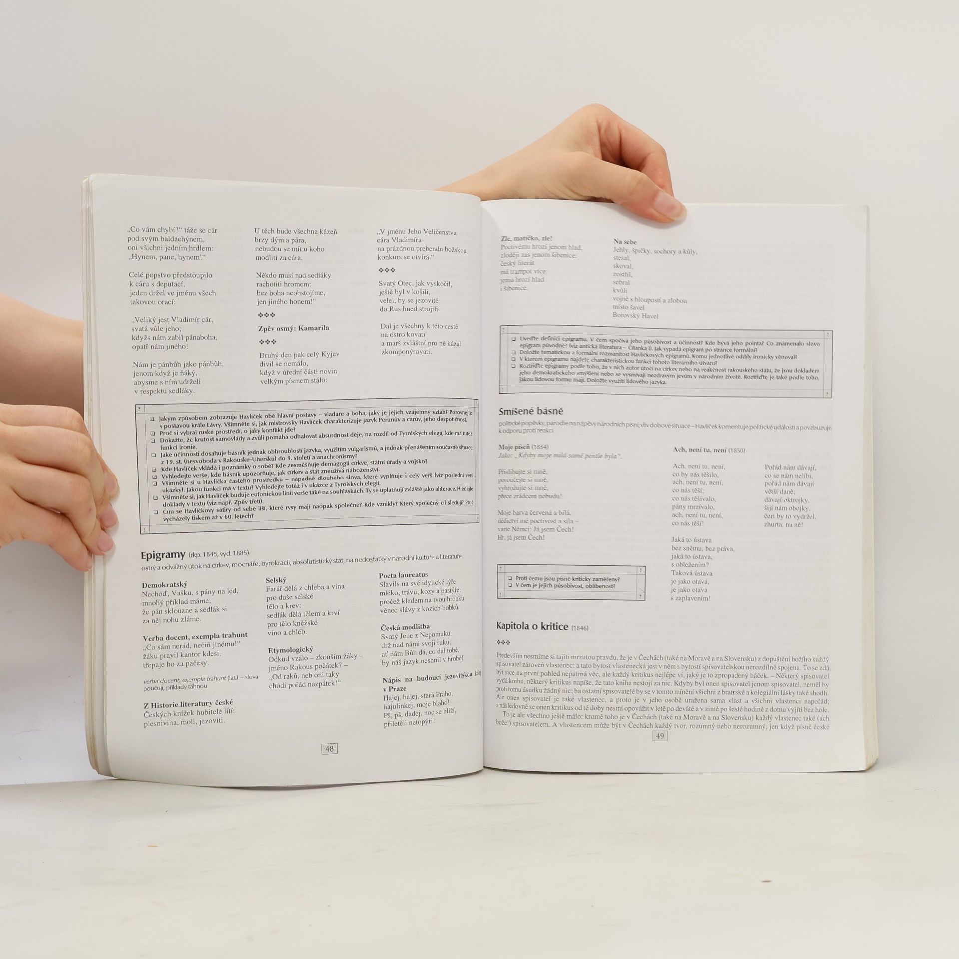 Marie Sochrová Čítanka k literatuře v kostce II