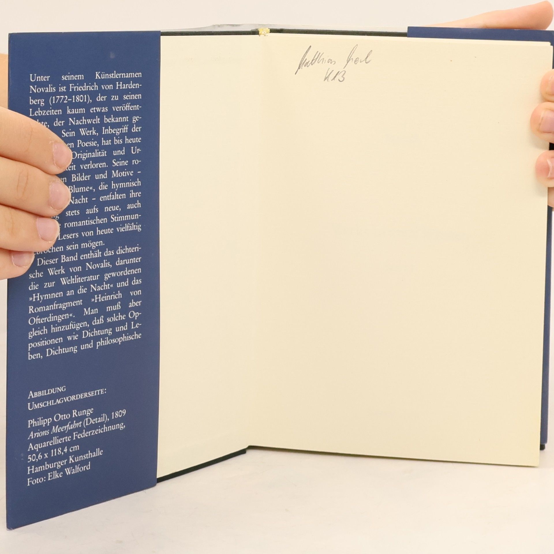 Novalis Heinrich von Ofterdingen und andere Dichterische Schriften