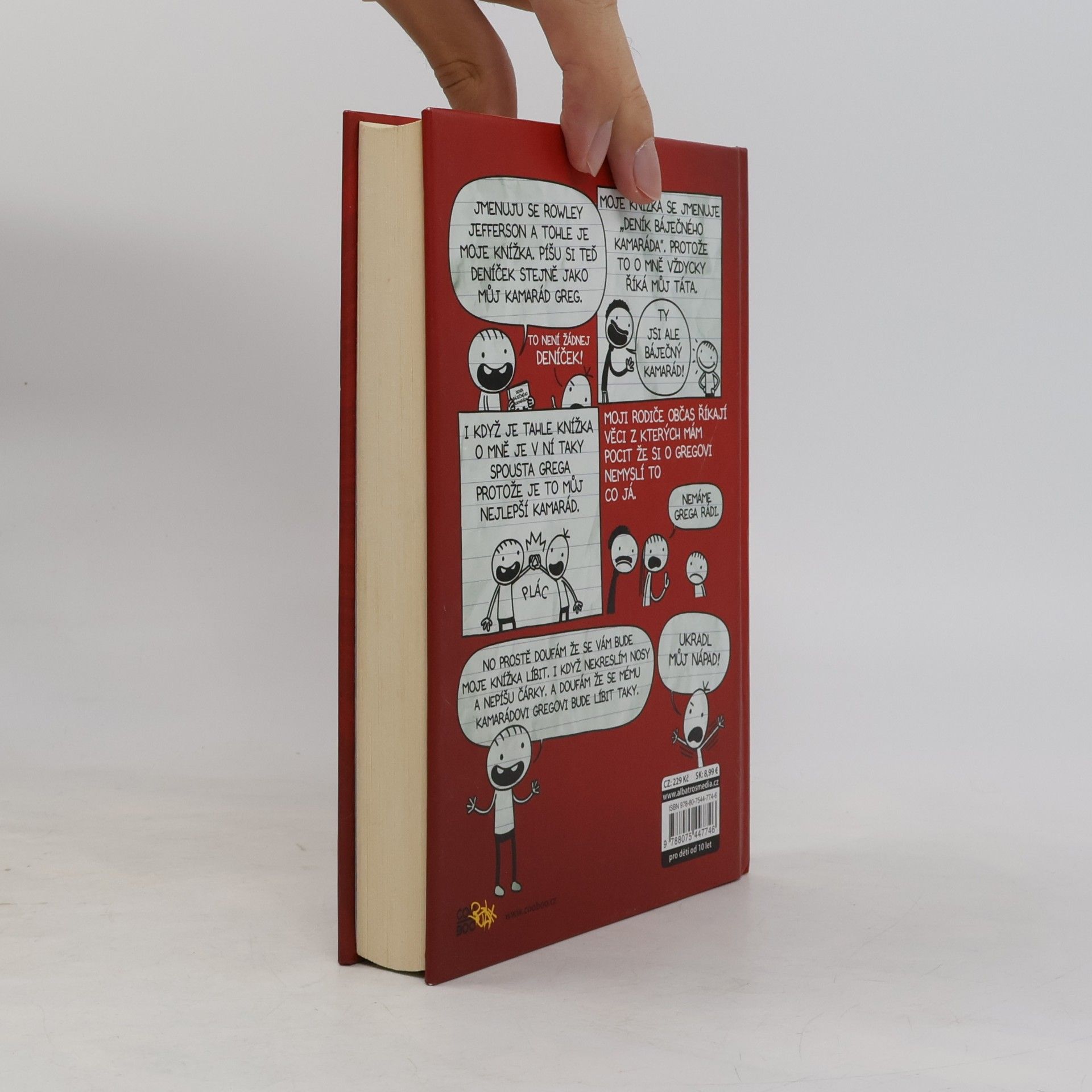 Jeff Kinney Deník báječného kamaráda. Píše Rowley Jefferson