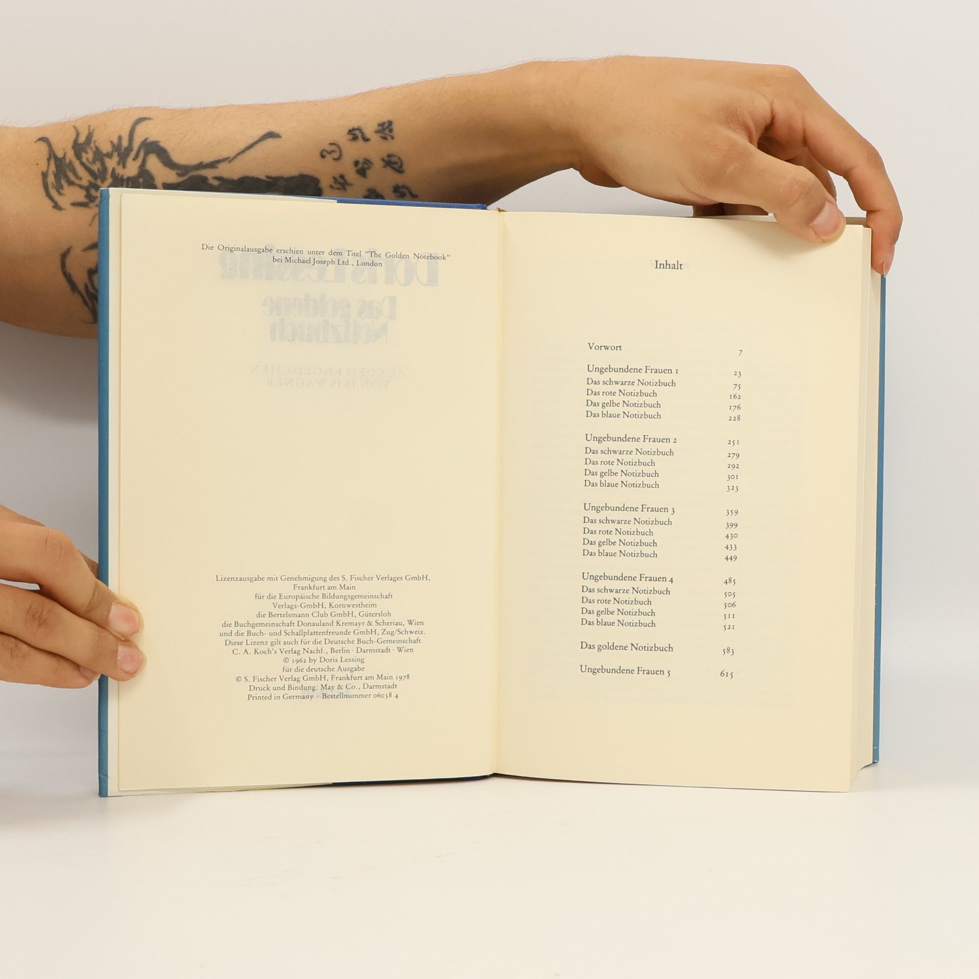 Doris Lessingová Das goldene Notizbuch