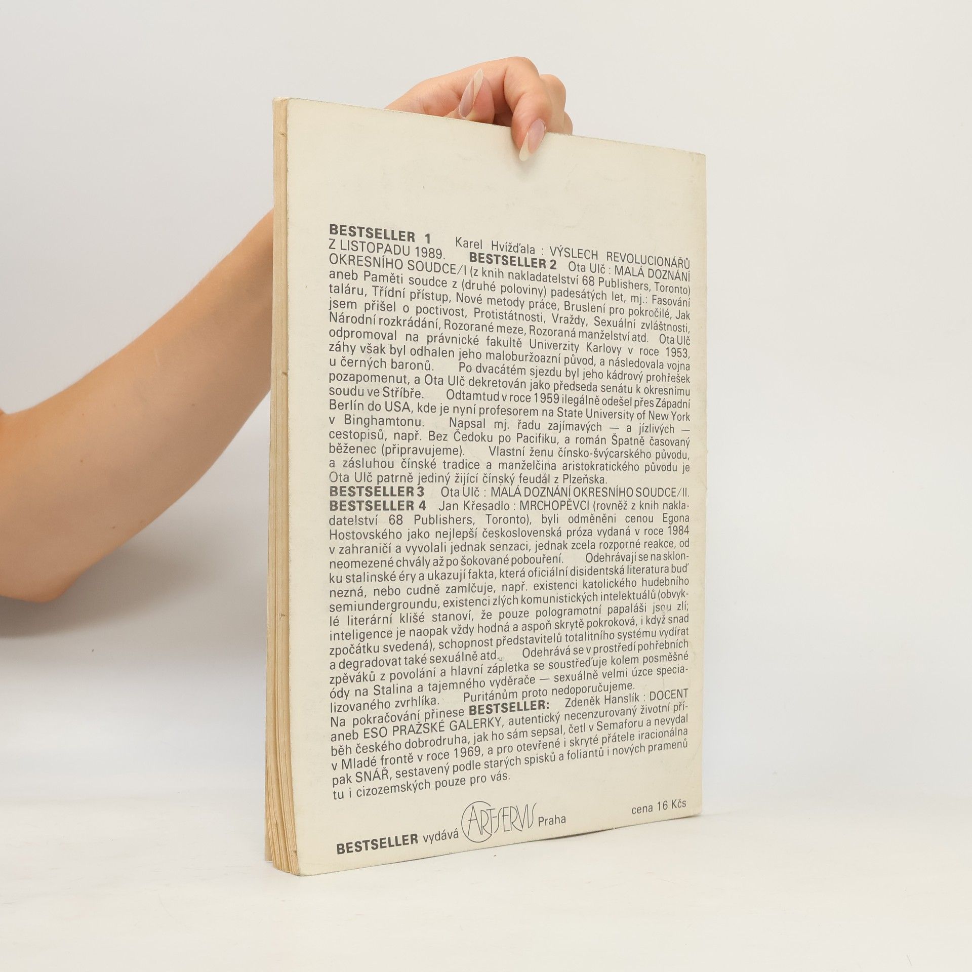 Kolektiv autorů Bestseller. Výslech revolucionářů z listopadu 1989