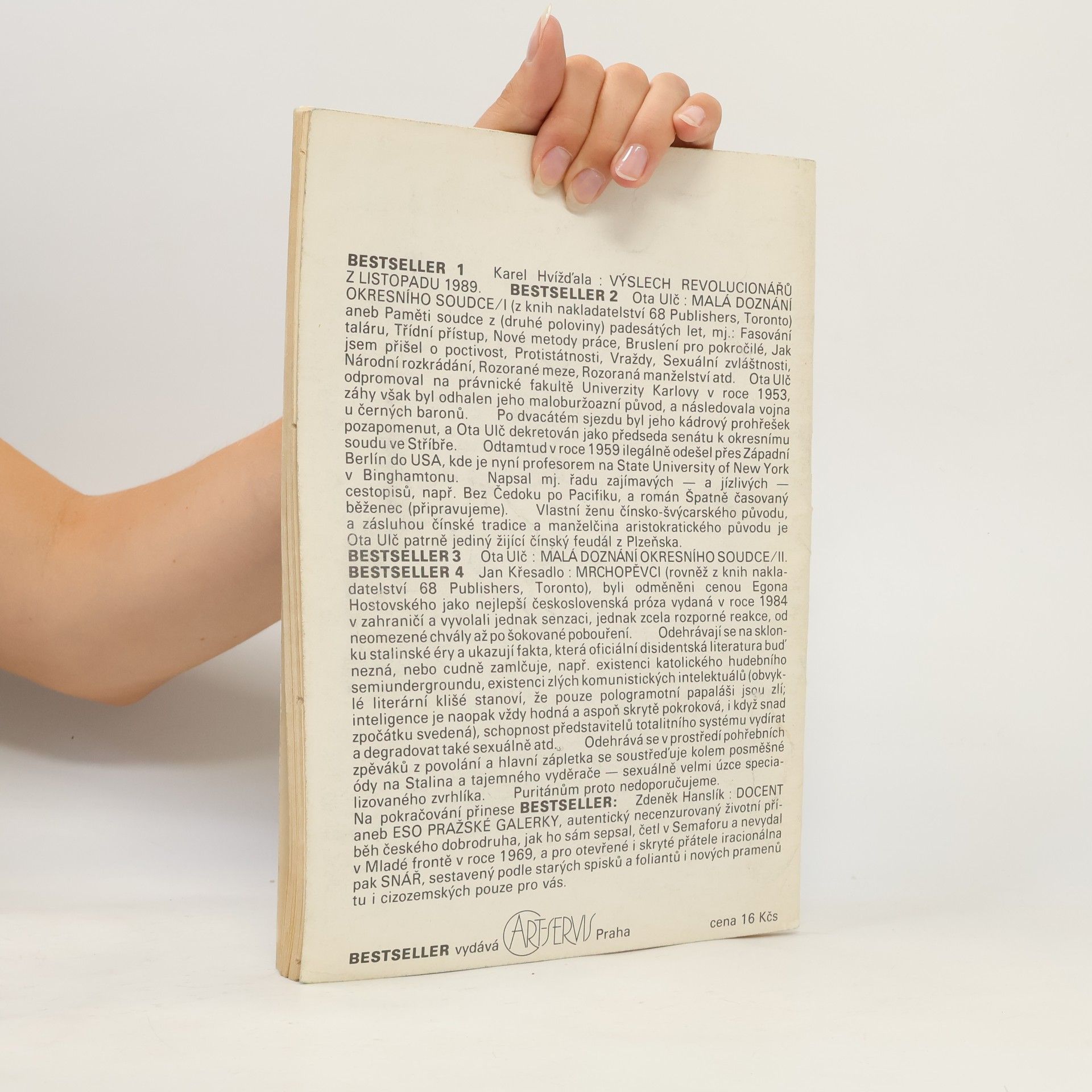 Kolektiv autorů Bestseller. Výslech revolucionářů z listopadu 1989