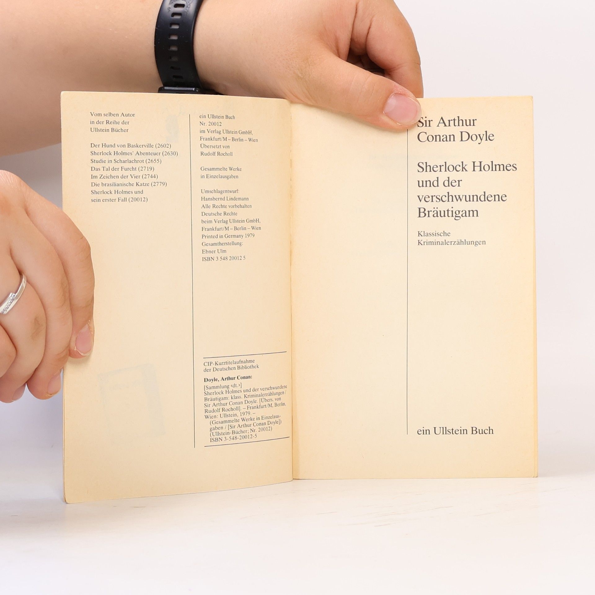 Arthur Conan Doyle Sherlock Holmes und der verschwundene Bräutigam. Klass. Kriminalerzählungen. Hrsg. v. Nino Erne