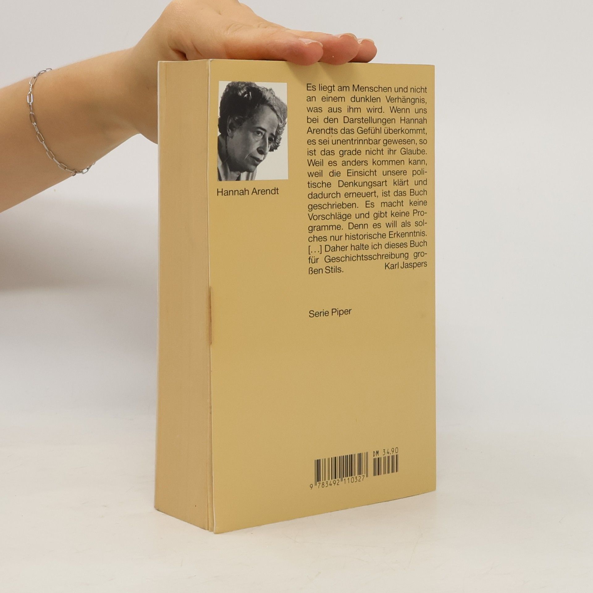 Hannah Arendt Elemente und Ursprünge totaler Herrschaft