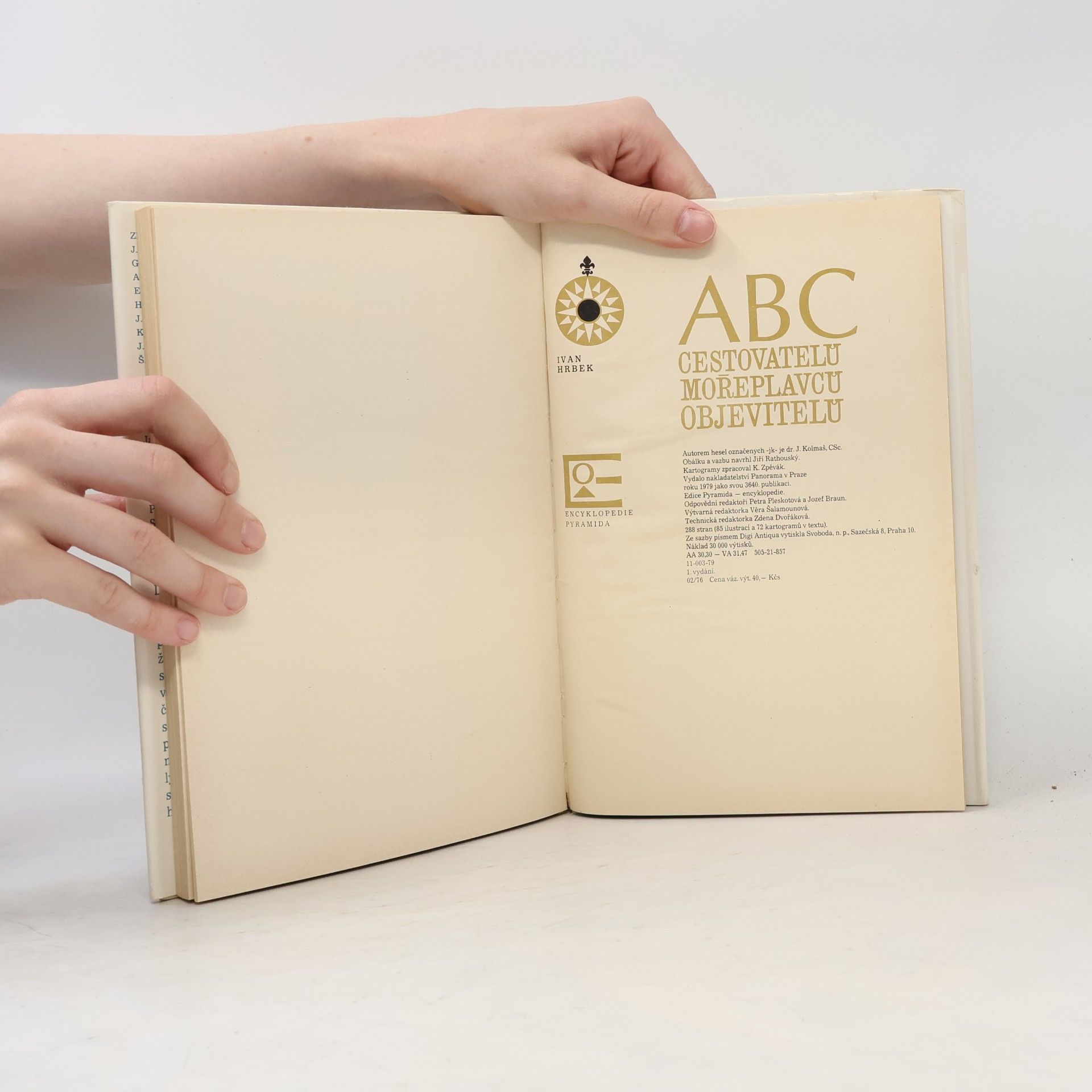 Ivan Hrbek ABC cestovatelů, mořeplavců, objevitelů