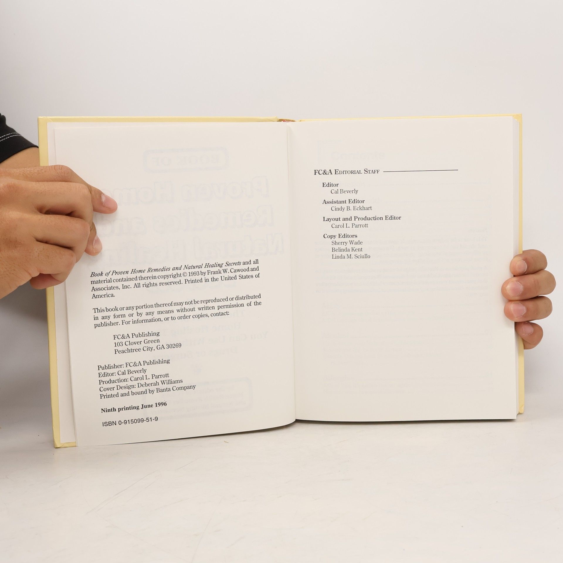 Cal Beverly Book of Proven Home Remedies and Natural Healing Secrets