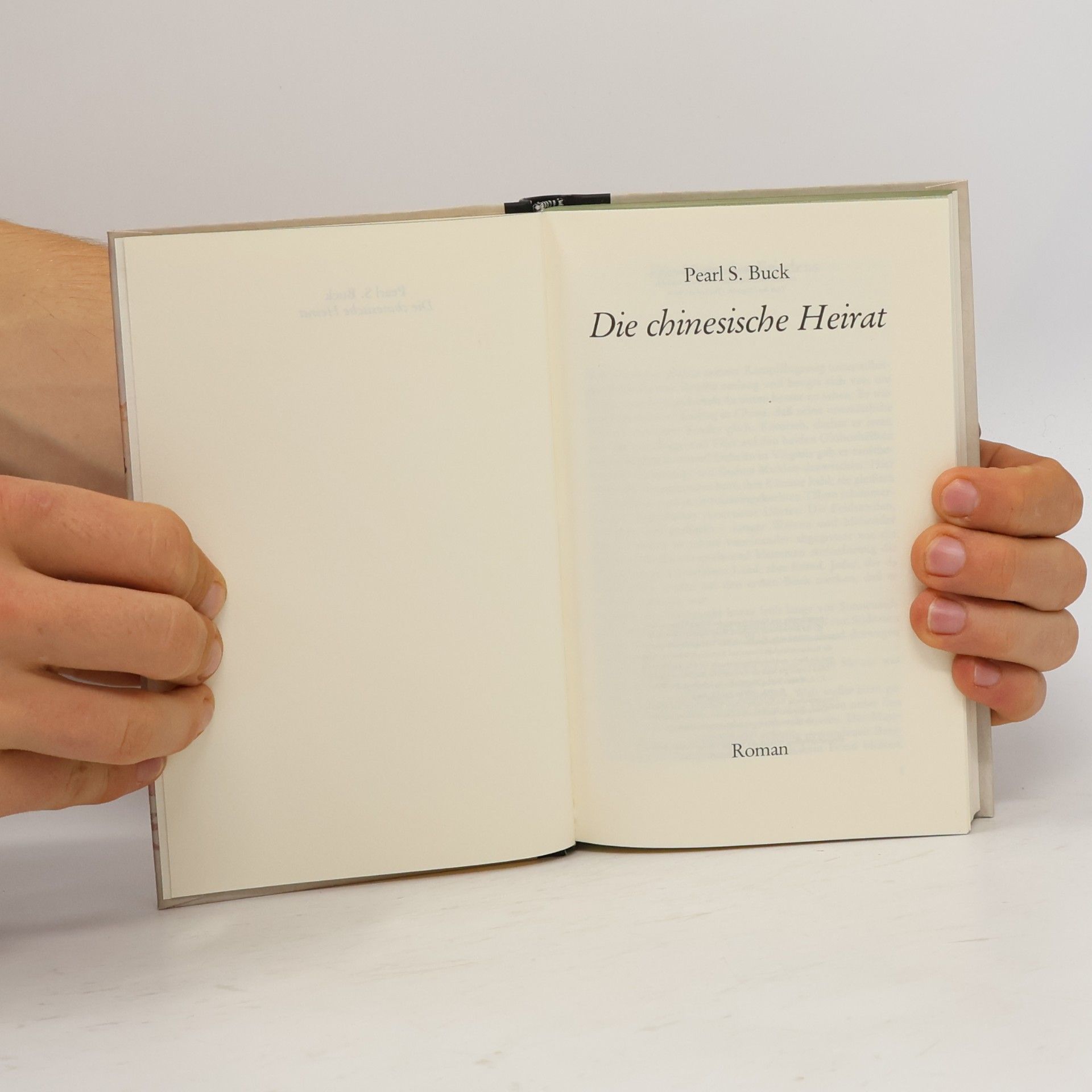 Pearl S. Buck Die chinesische Heirat
