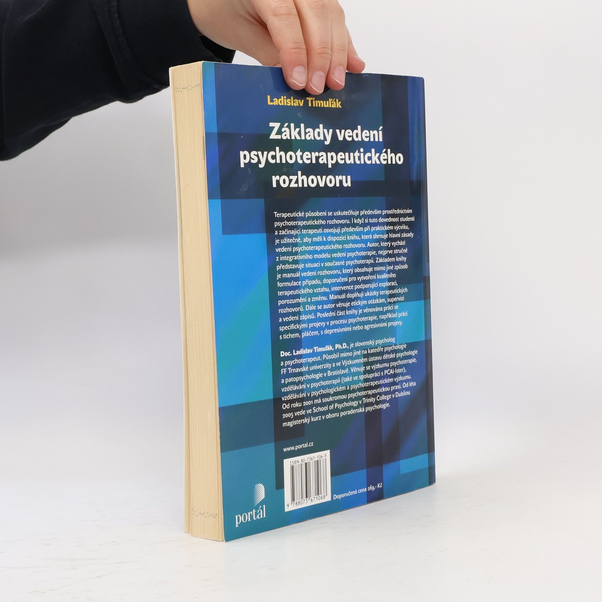 Ladislav Timuľák Základy vedení psychoterapeutického rozhovoru