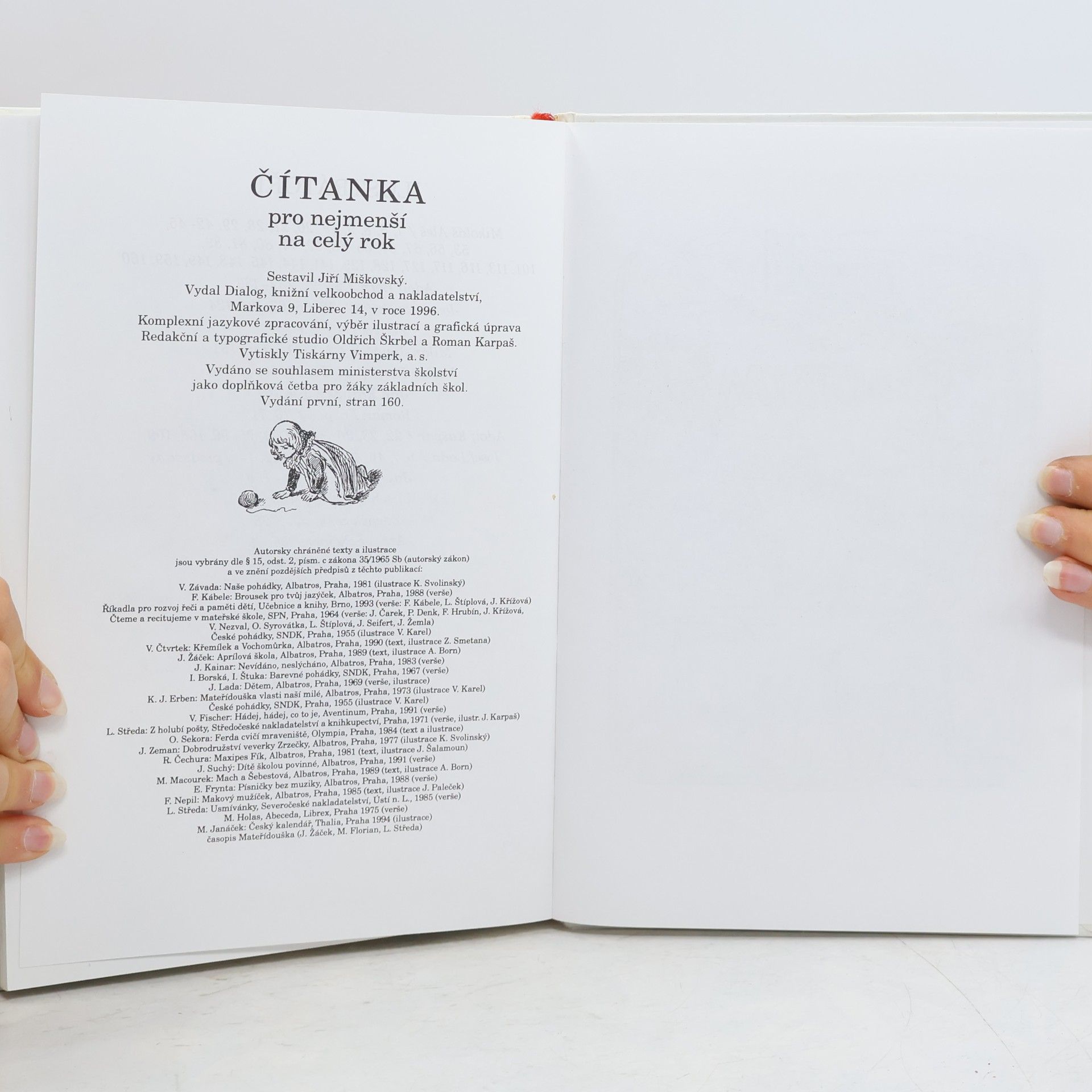 Various authors Čítanka pro nejmenší na celý rok