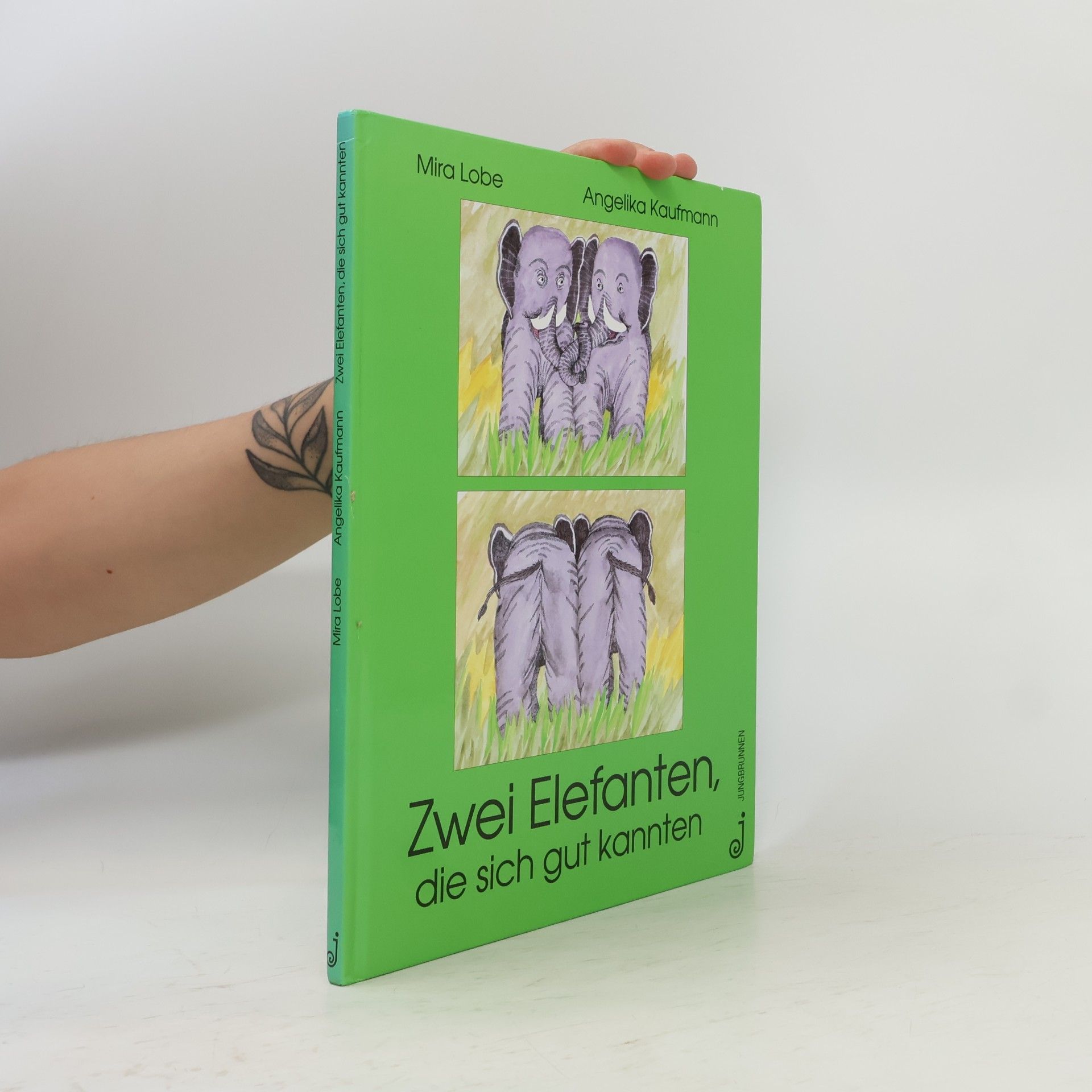 Zwei Elefanten, die Sich Gut Kannten