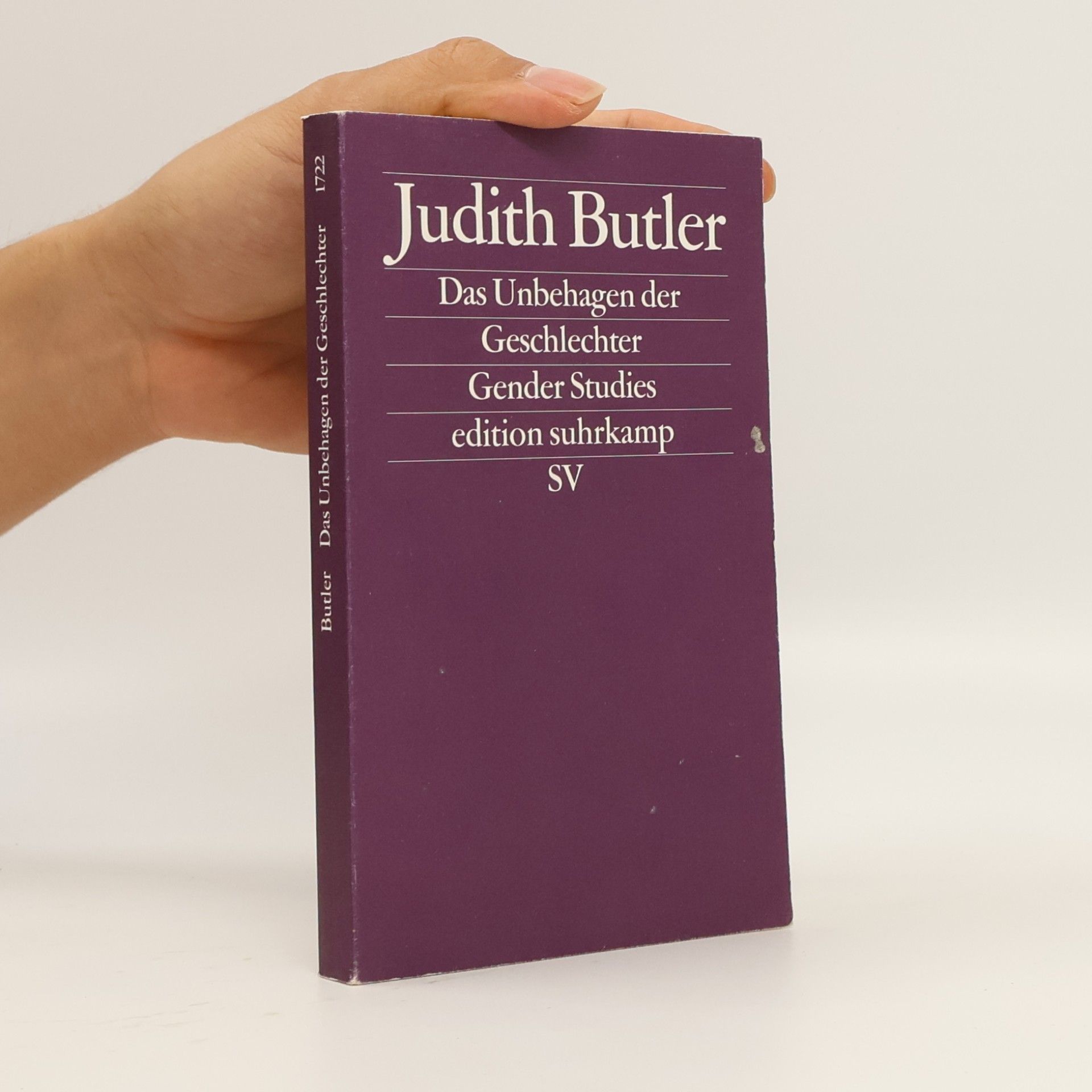 Judith Butler Das Unbehagen der Geschlechter