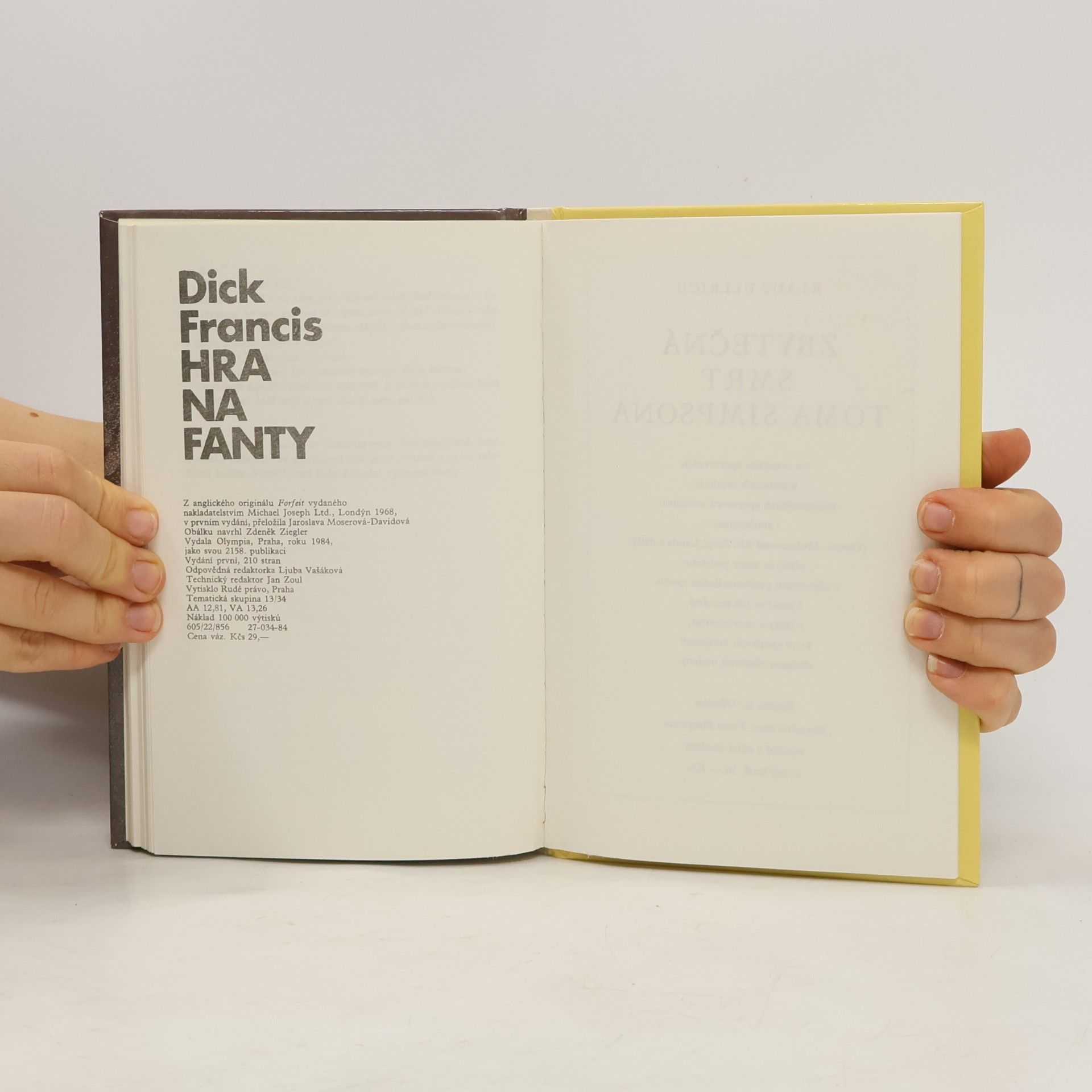Dick Francis Hra na fanty