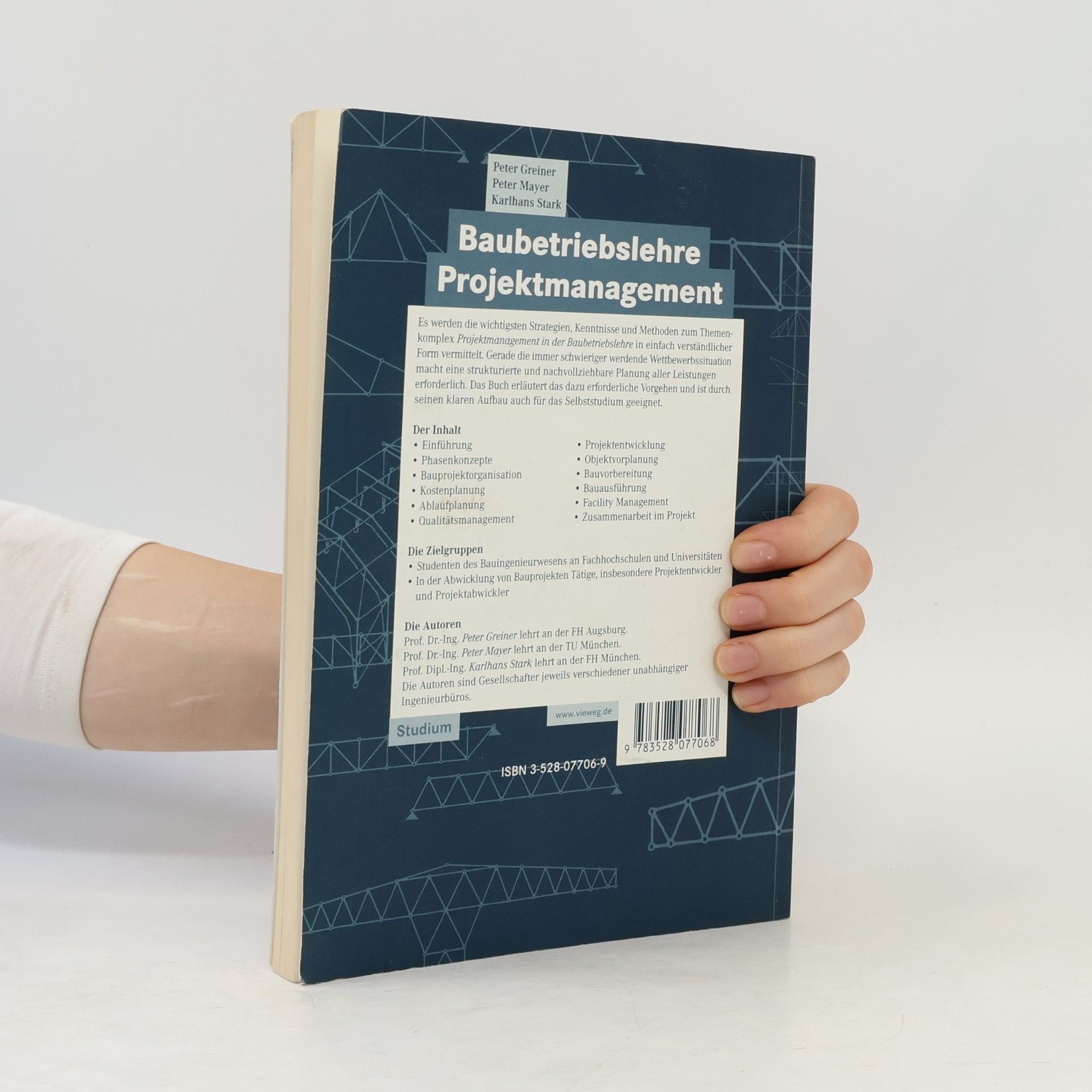 Peter Greiner Baubetriebslehre - Projektmanagement