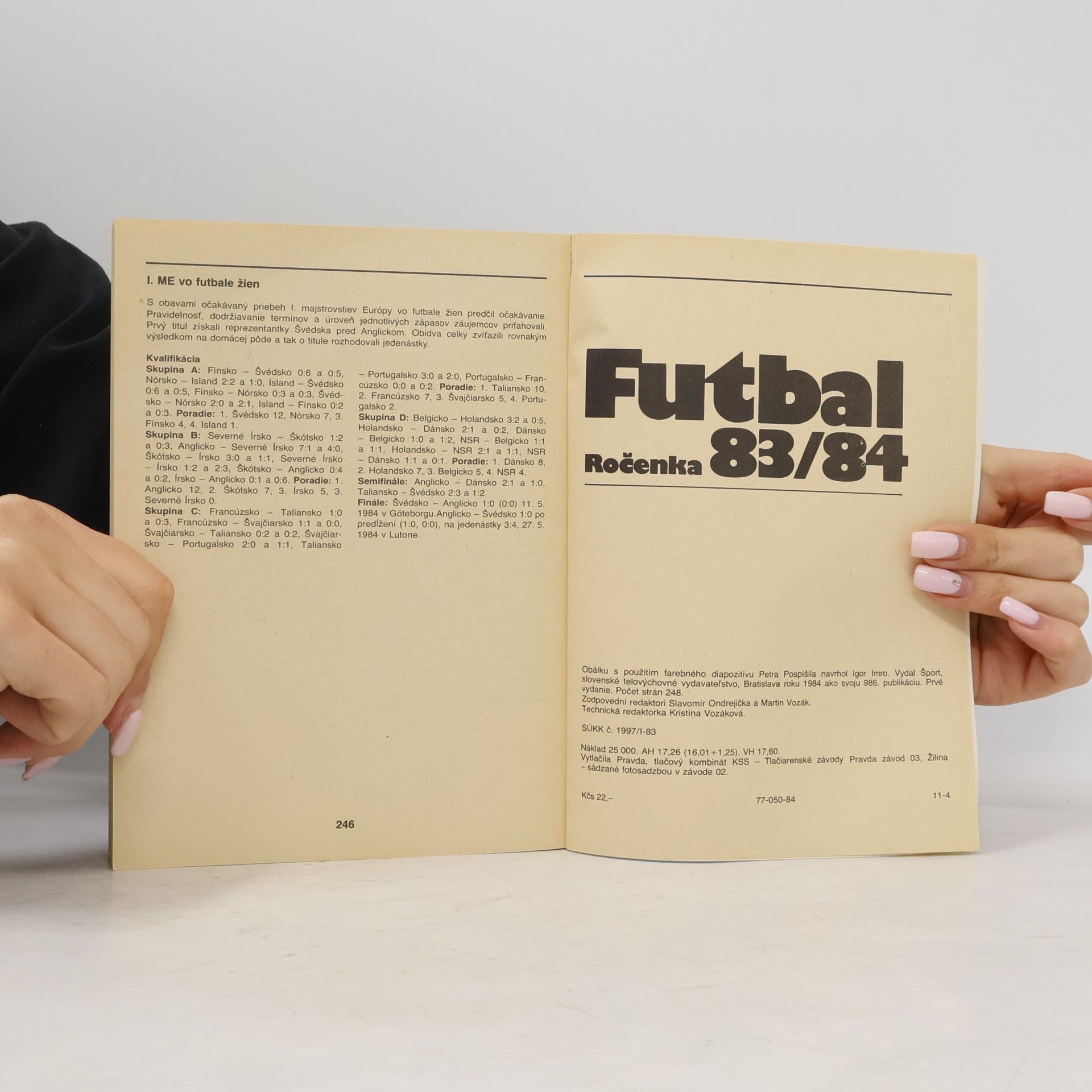 Various authors Futbal: Ročenka 83/84