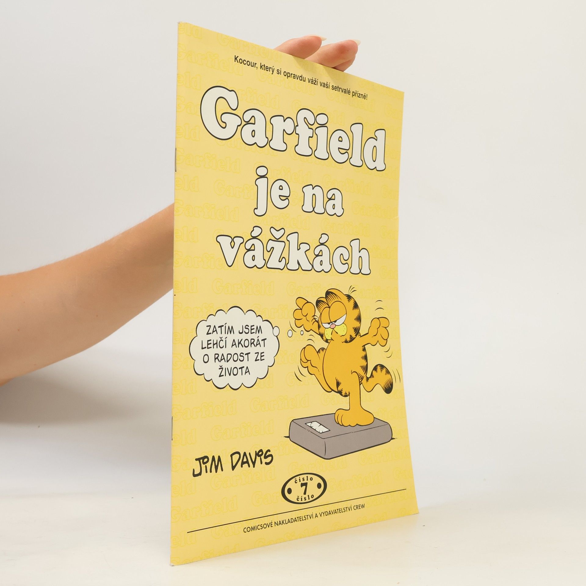 Jim Davis Garfield je na vážkách
