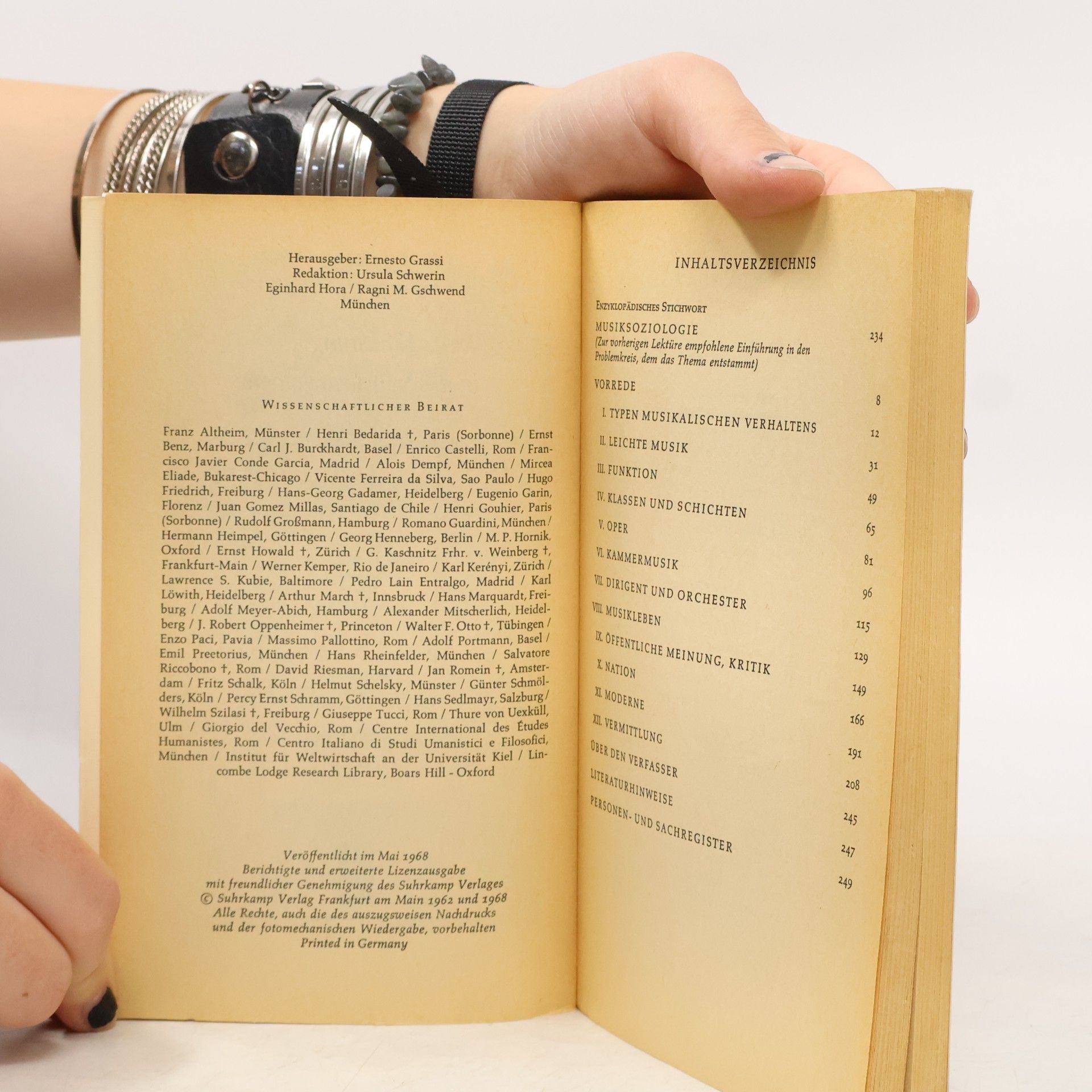 Theodor W. Adorno Einleitung in die Musiksoziologie