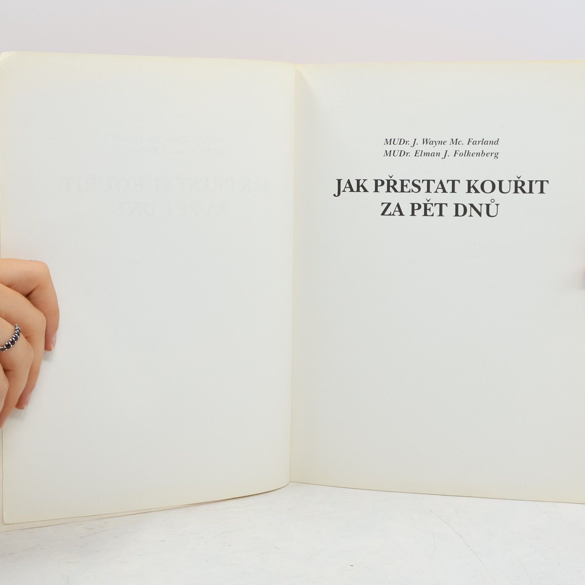 Elman J. Folkenberg Jak přestat kouřit za pět dnů