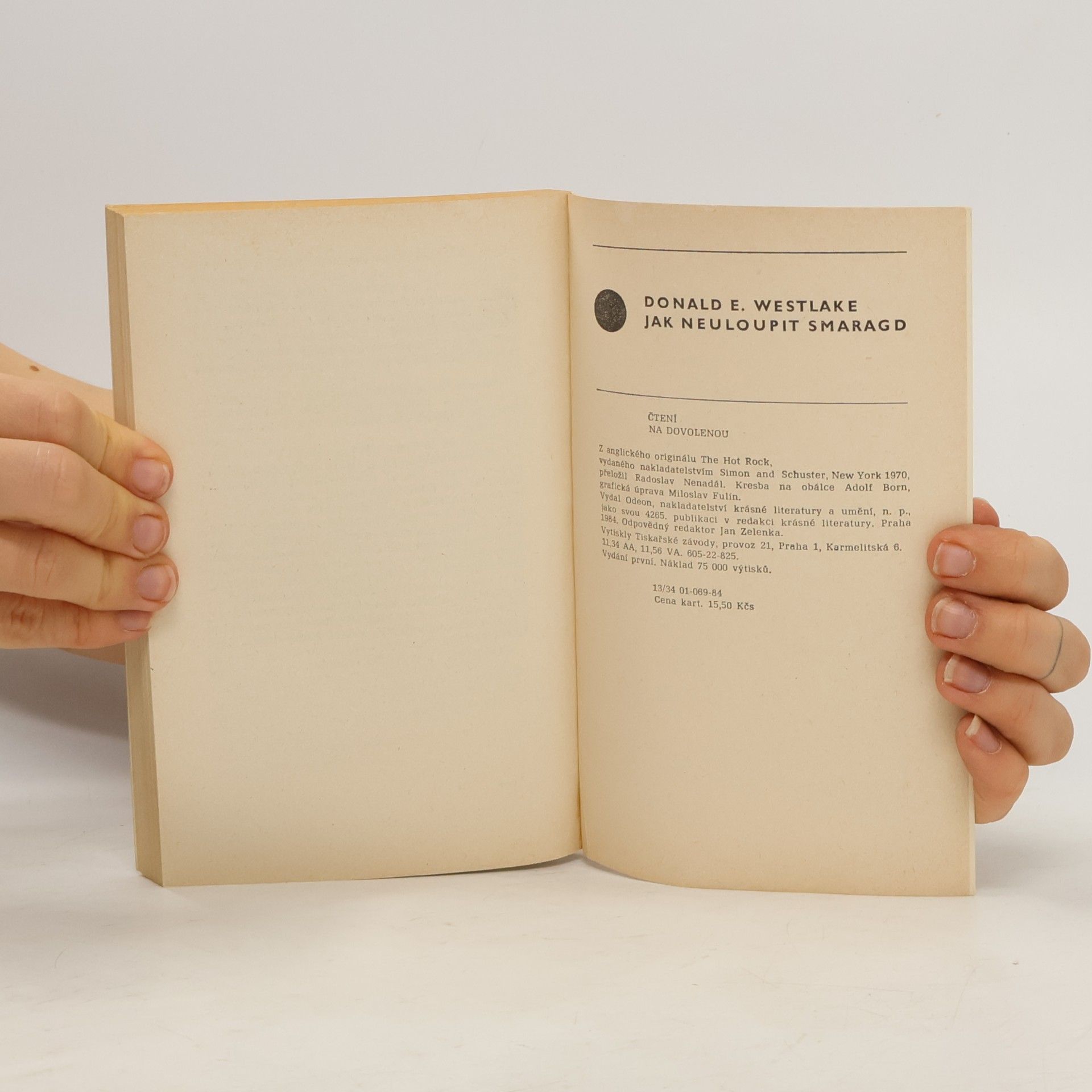 Donald E. Westlake Jak neuloupit smaragd