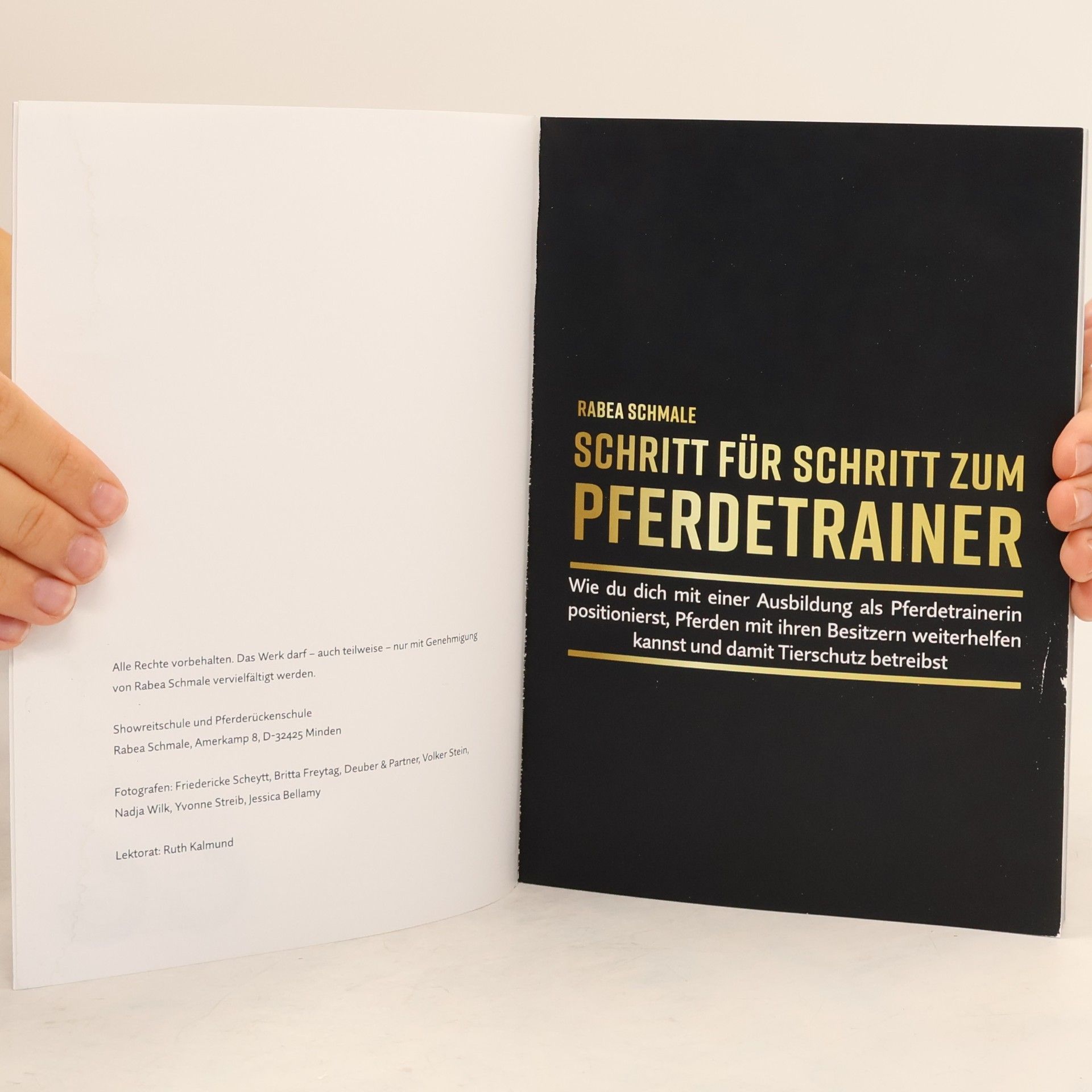 Rabea Schmale Schritt für Schritt zum Pferdetrainer