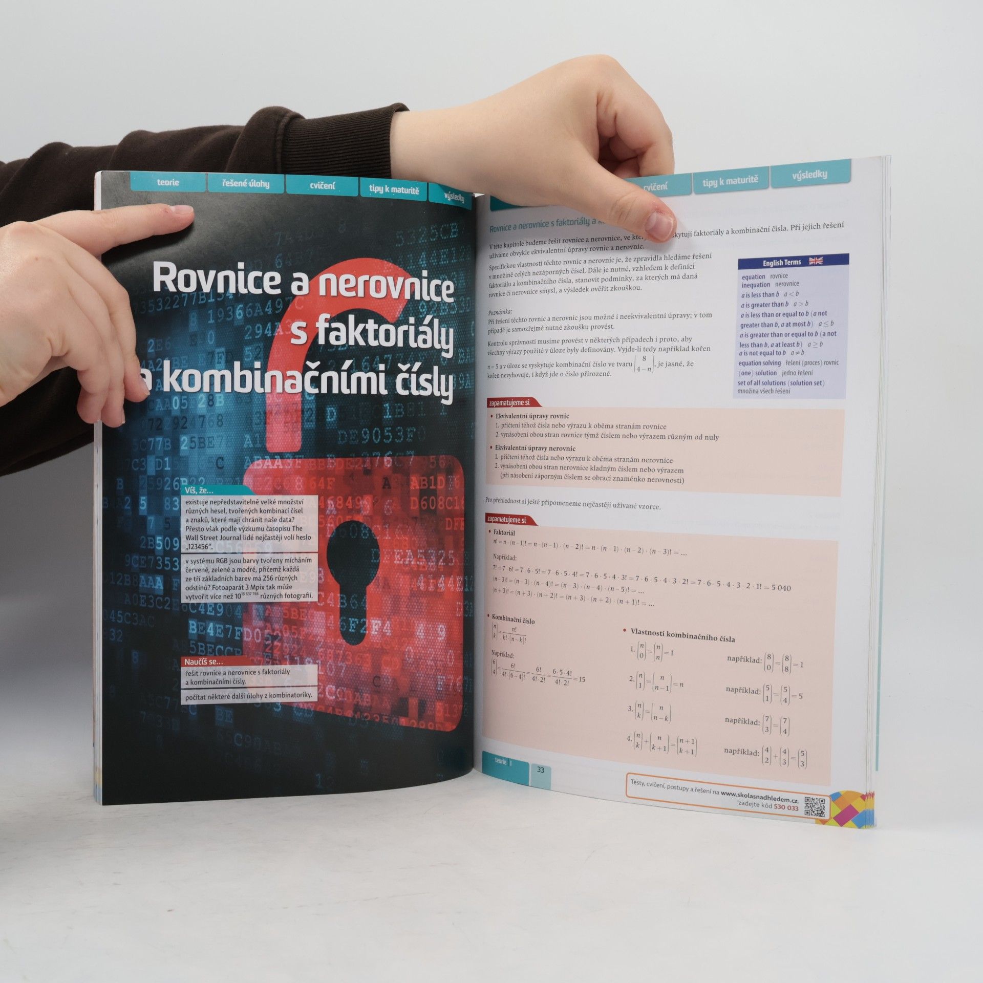 Pavel Tlustý Matematika s nadhledem 13. díl. Kombinatorika, pravděpodobnost a statistika