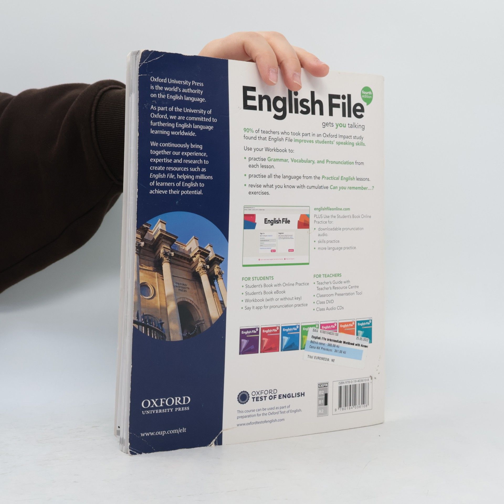 Autorenkollektiv English File Intermediate Workbook with Key, fourth edition