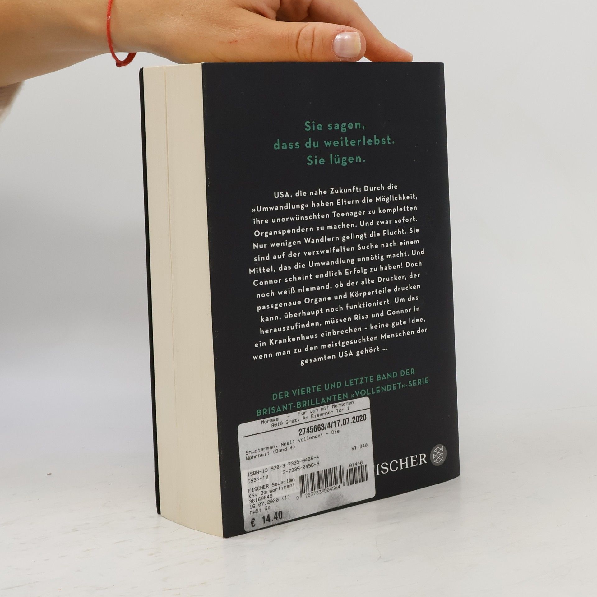 Neal Shusterman Vollendet - die Wahrheit