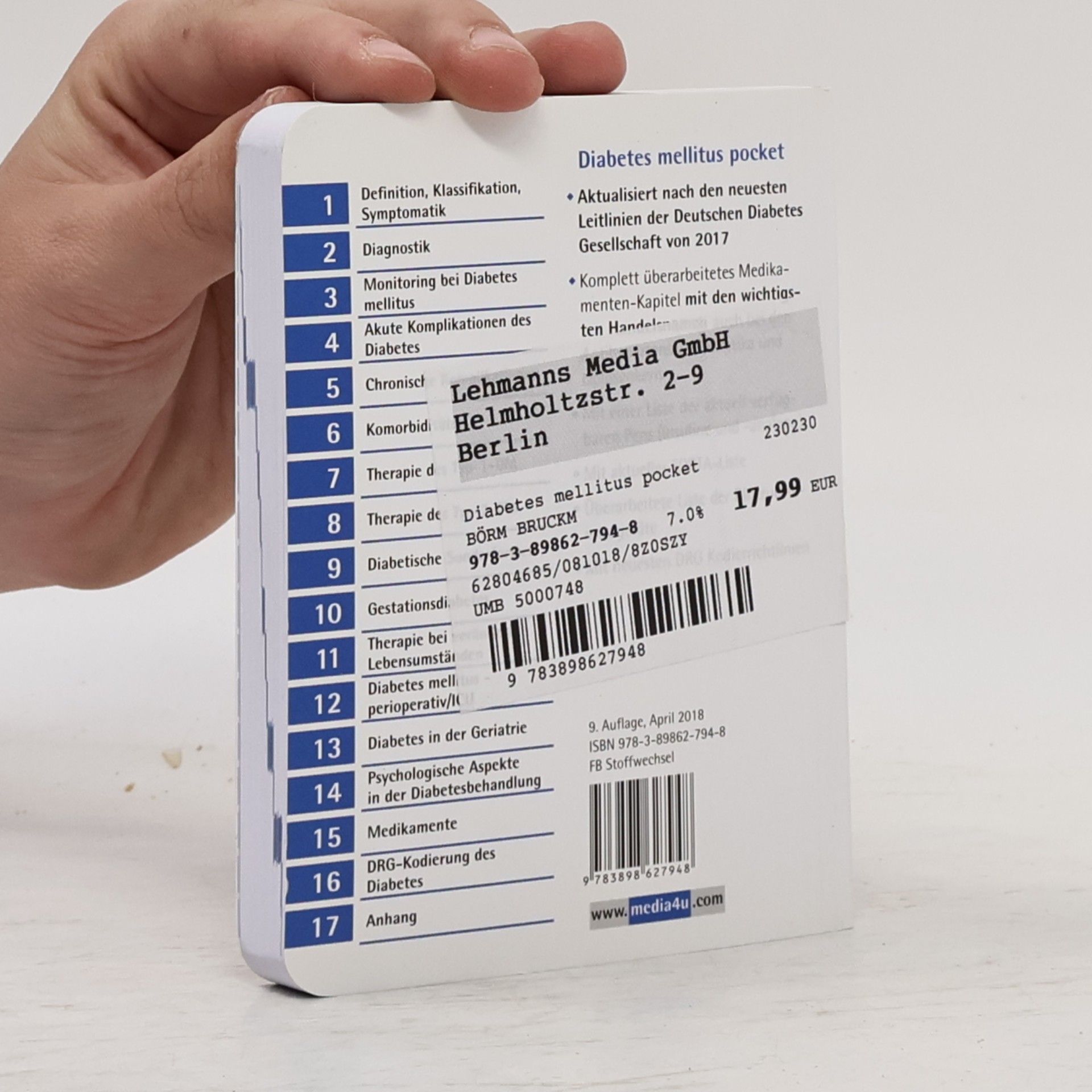 Erhard Siegel Diabetes mellitus pocket - 9. Auflage