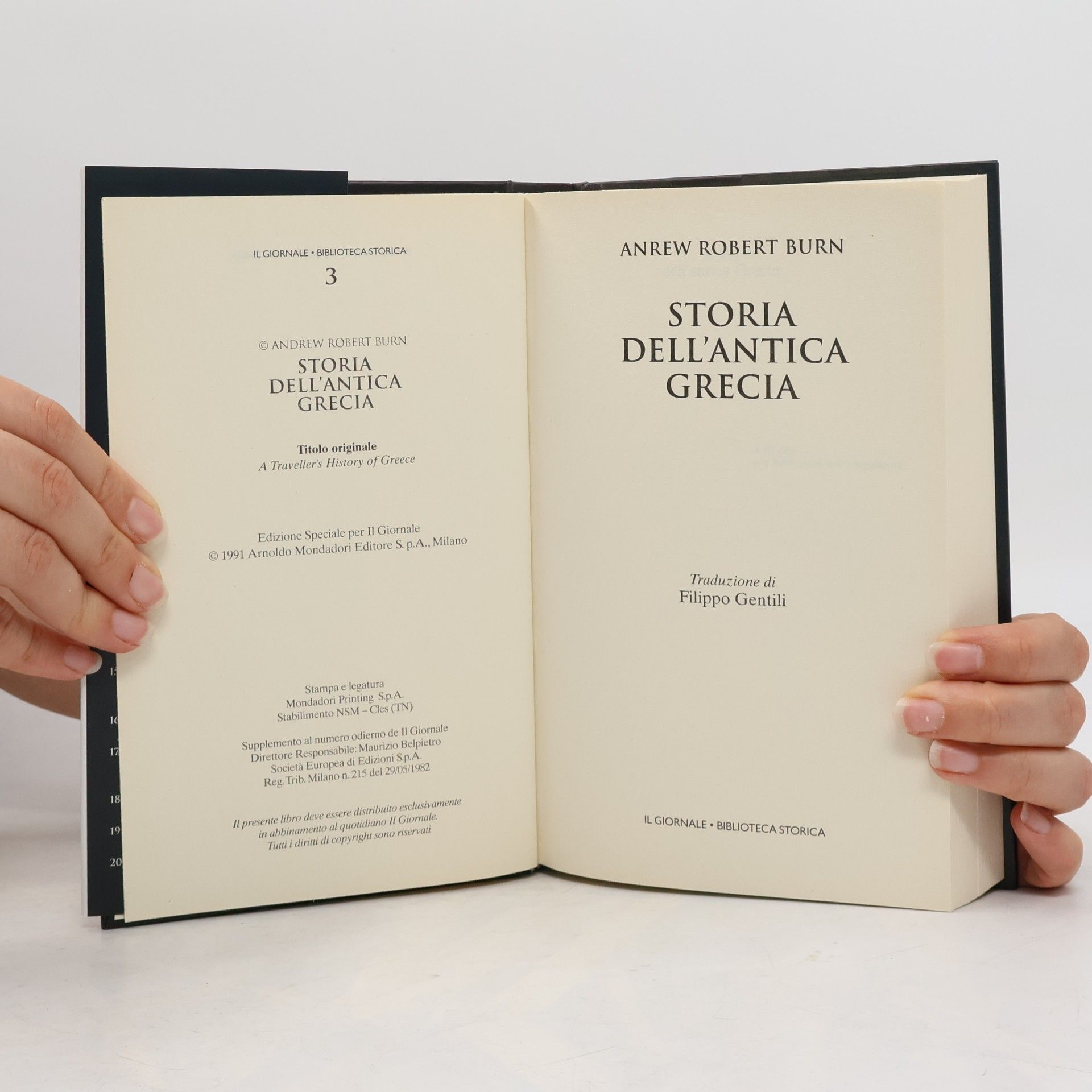 Andrew Robert Burn Storia dell'antica Grecia