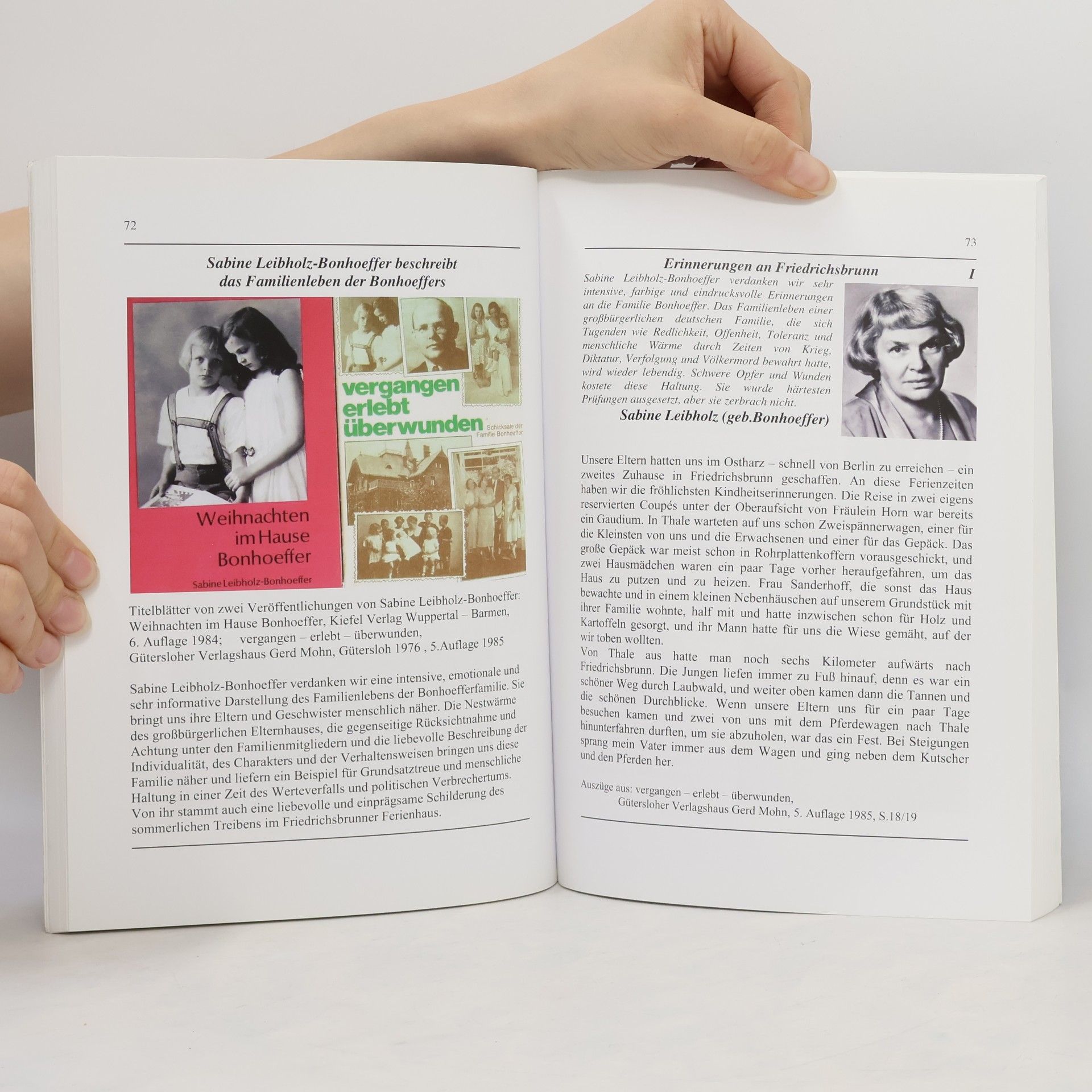 Dieter Zehnpfund Die Familie Bonhoeffer und Friedrichsbrunn - Katalog zur Ausstellung August 2006