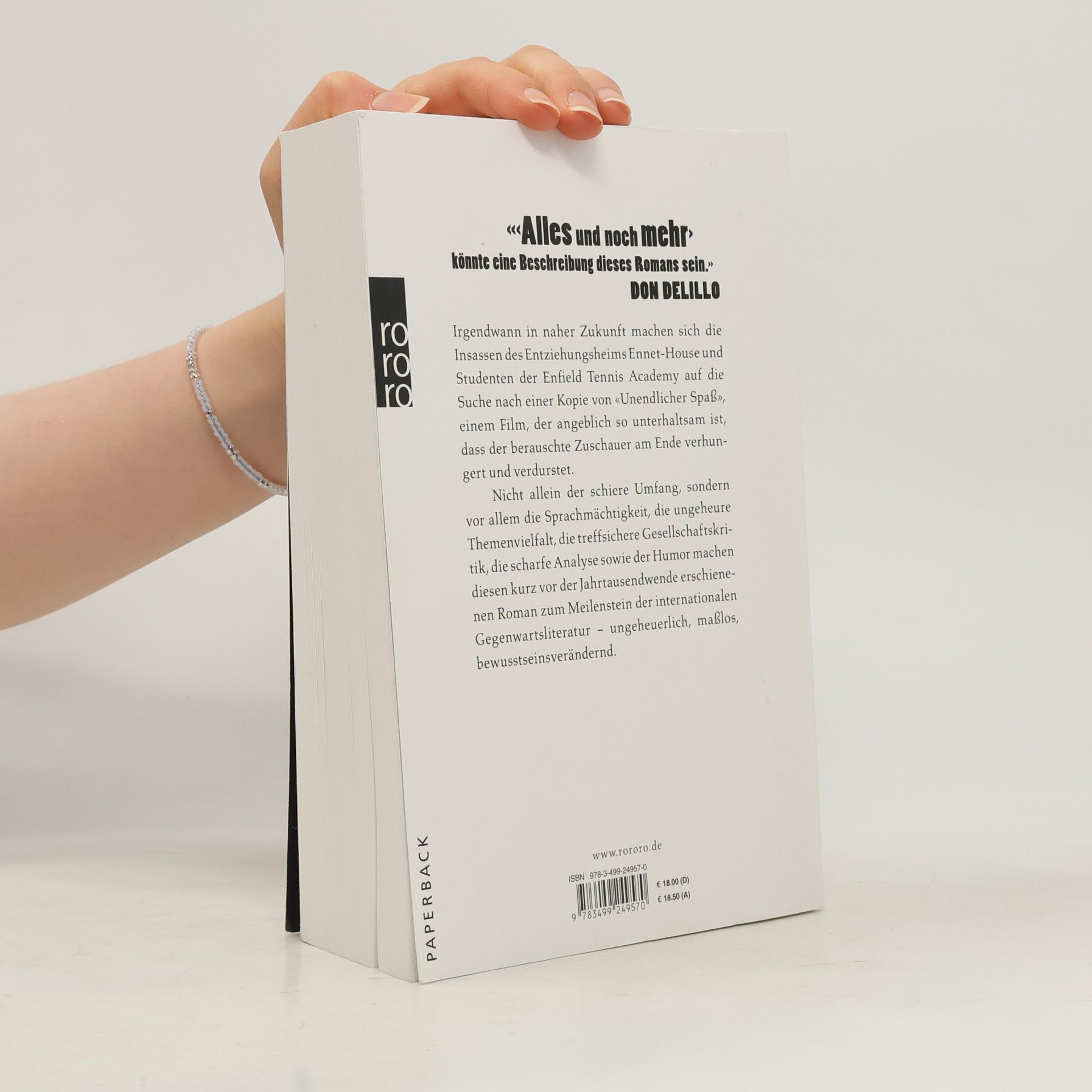 David Foster Wallace Unendlicher Spaß