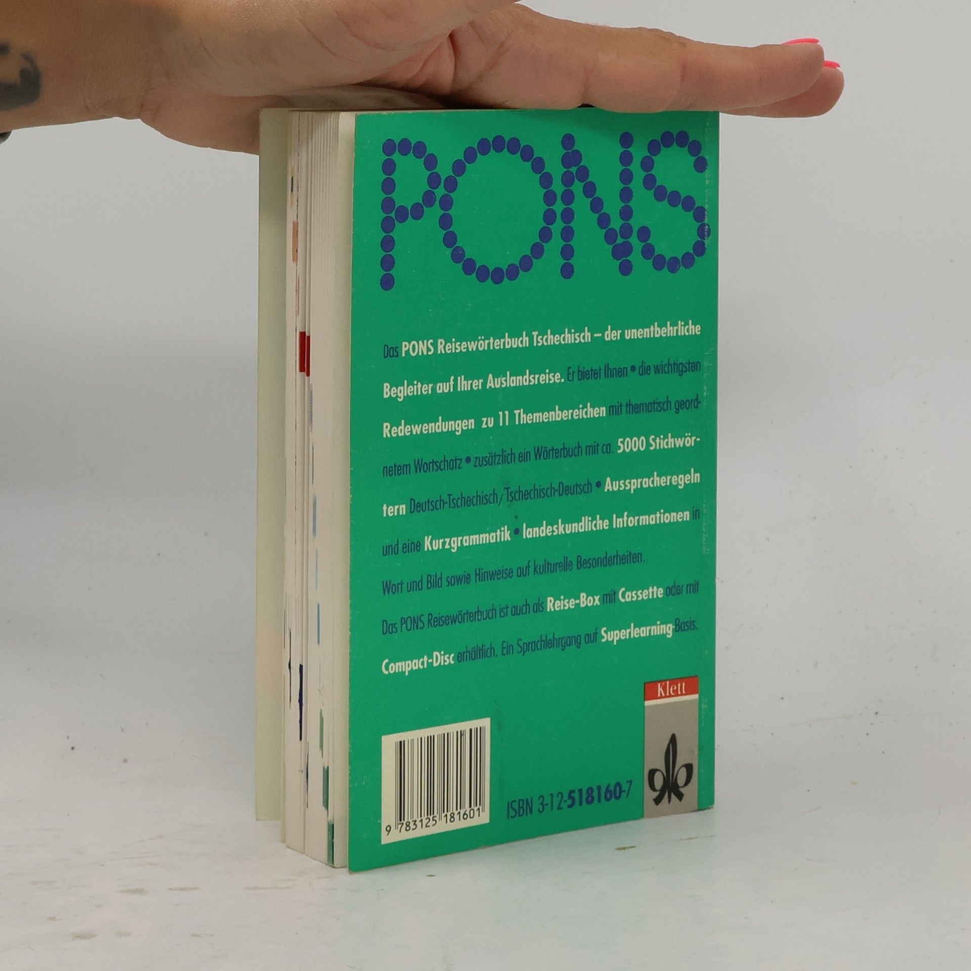 Alena Walter Pons Reisewörterbuch (Tschechisch)