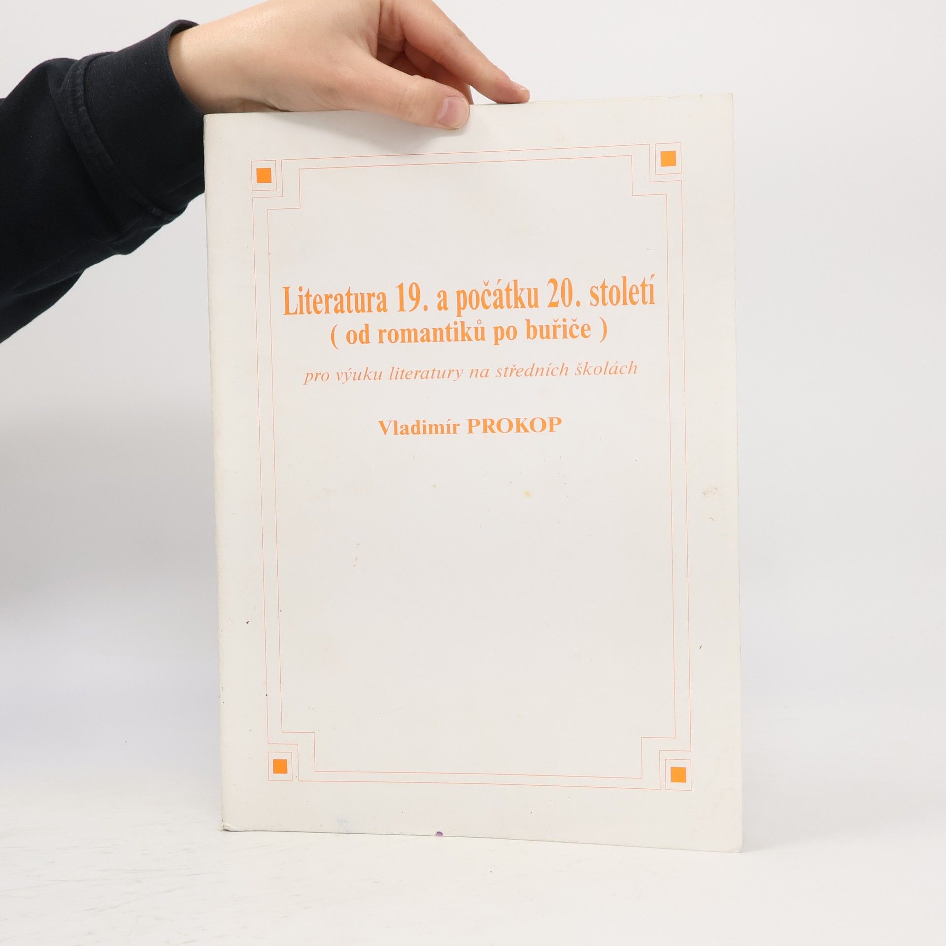 Vladimír Prokop Literatura 19. a počátku 20. století