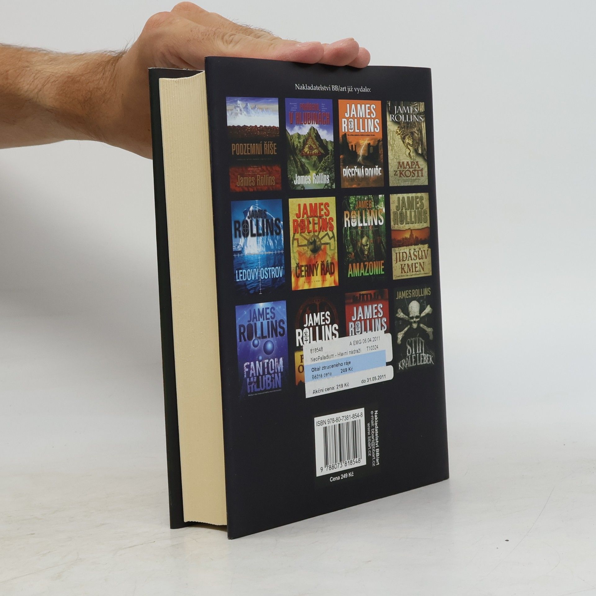 James Rollins Oltář ztraceného ráje