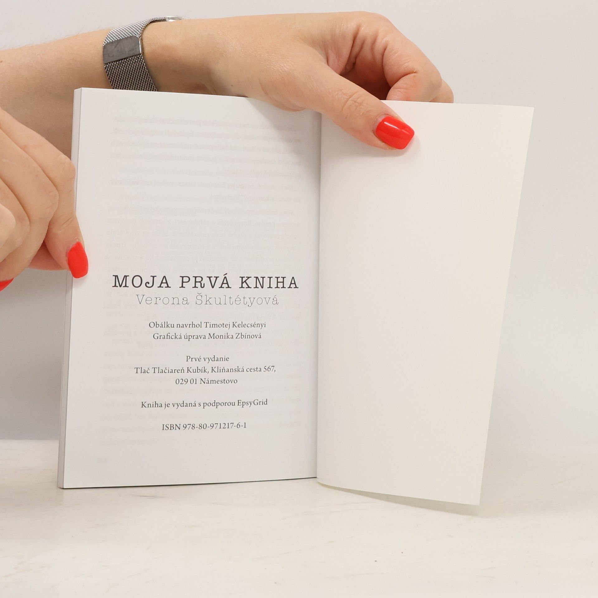 Verona Štrba Škultéty Moja prvá kniha