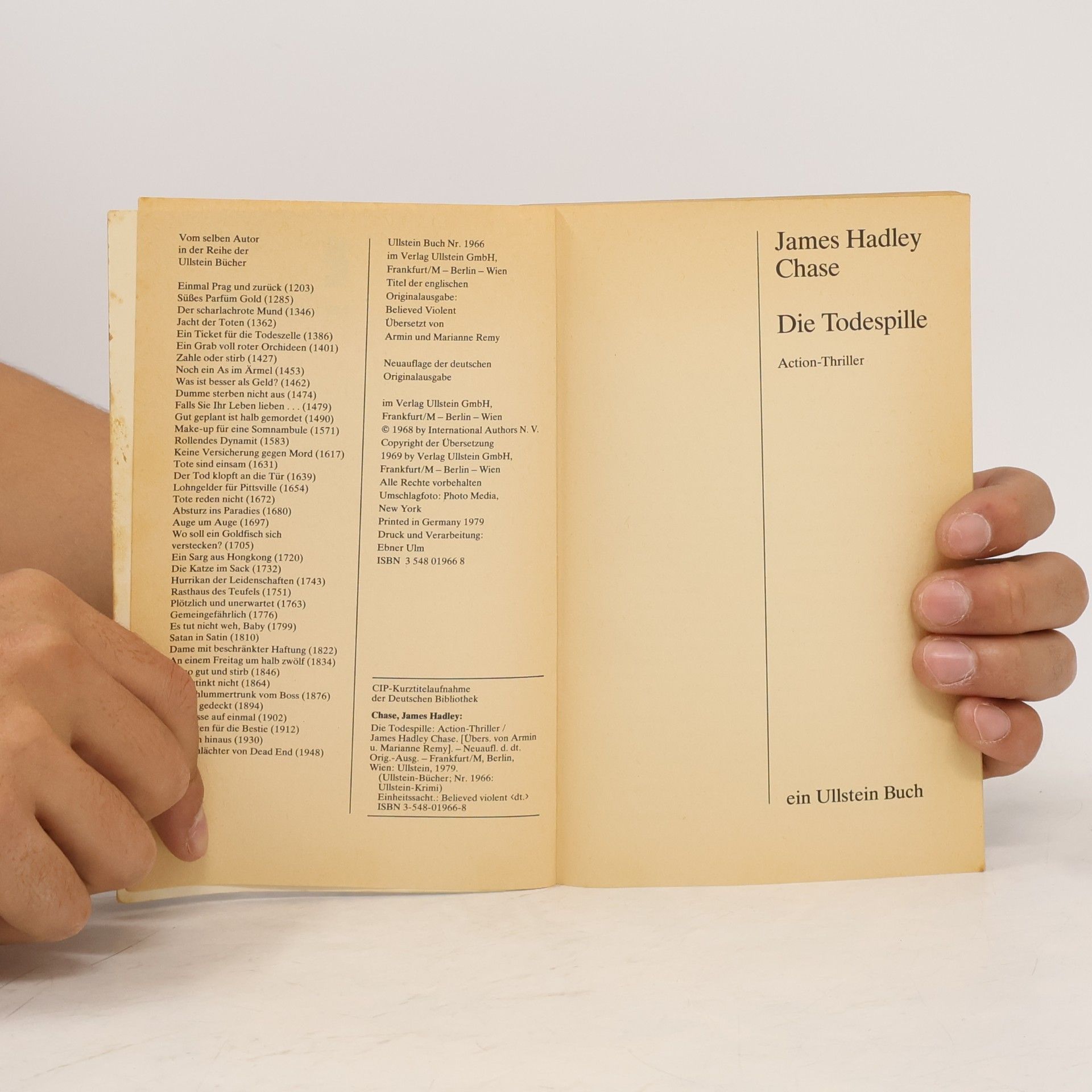 James Hadley Chase Die Todespille
